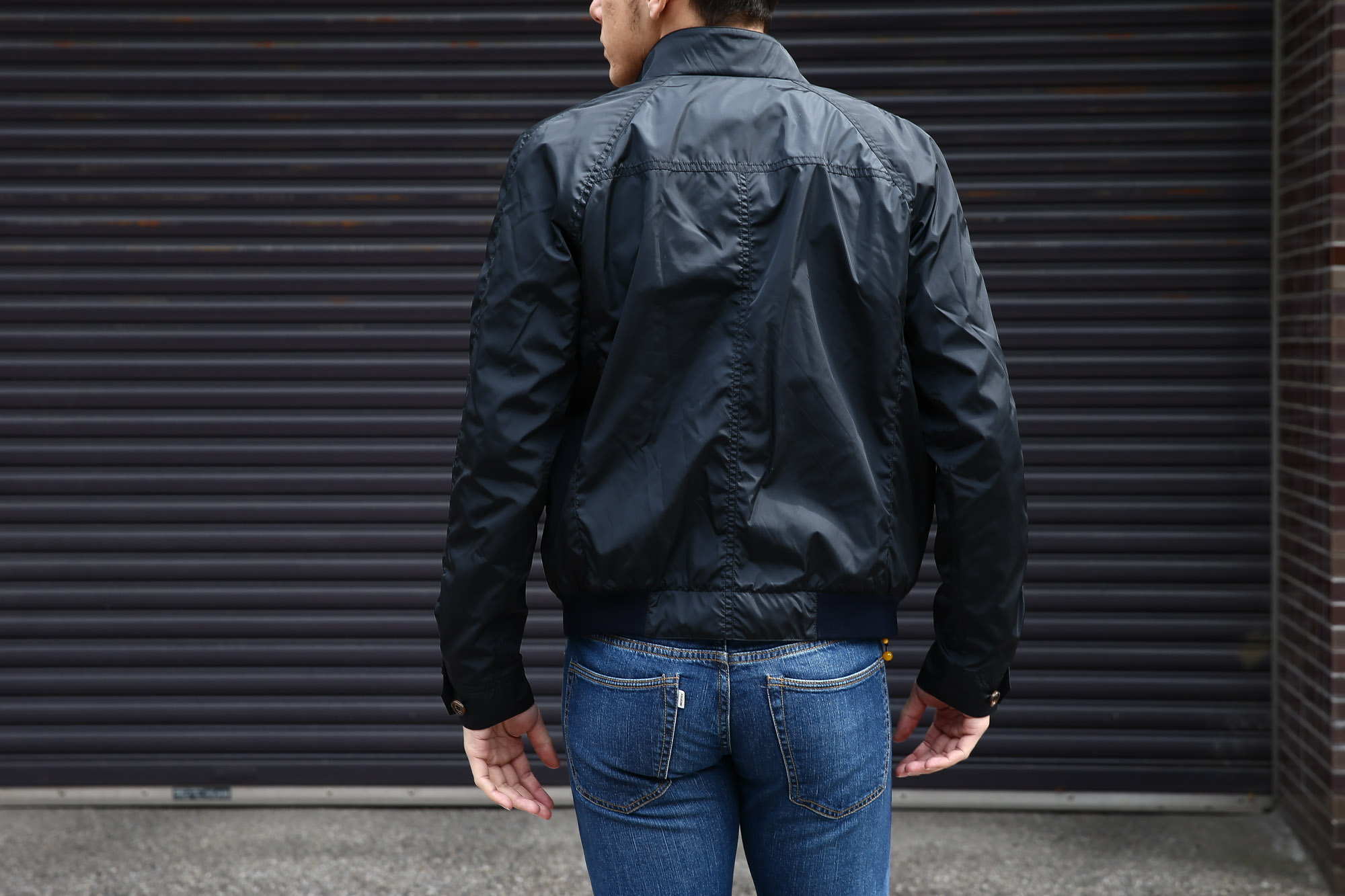 Sealup(シーラップ) Bomber Jacket(ボマージャケット) S7505 9683 ナイロンジャケット　ボンバージャケット 【NAVY (ネイビー・01】  MADE IN ITALY（イタリア製) 2017 春夏新作 愛知 名古屋 Alto e Diritto アルト エ デリット sealup シーラップ