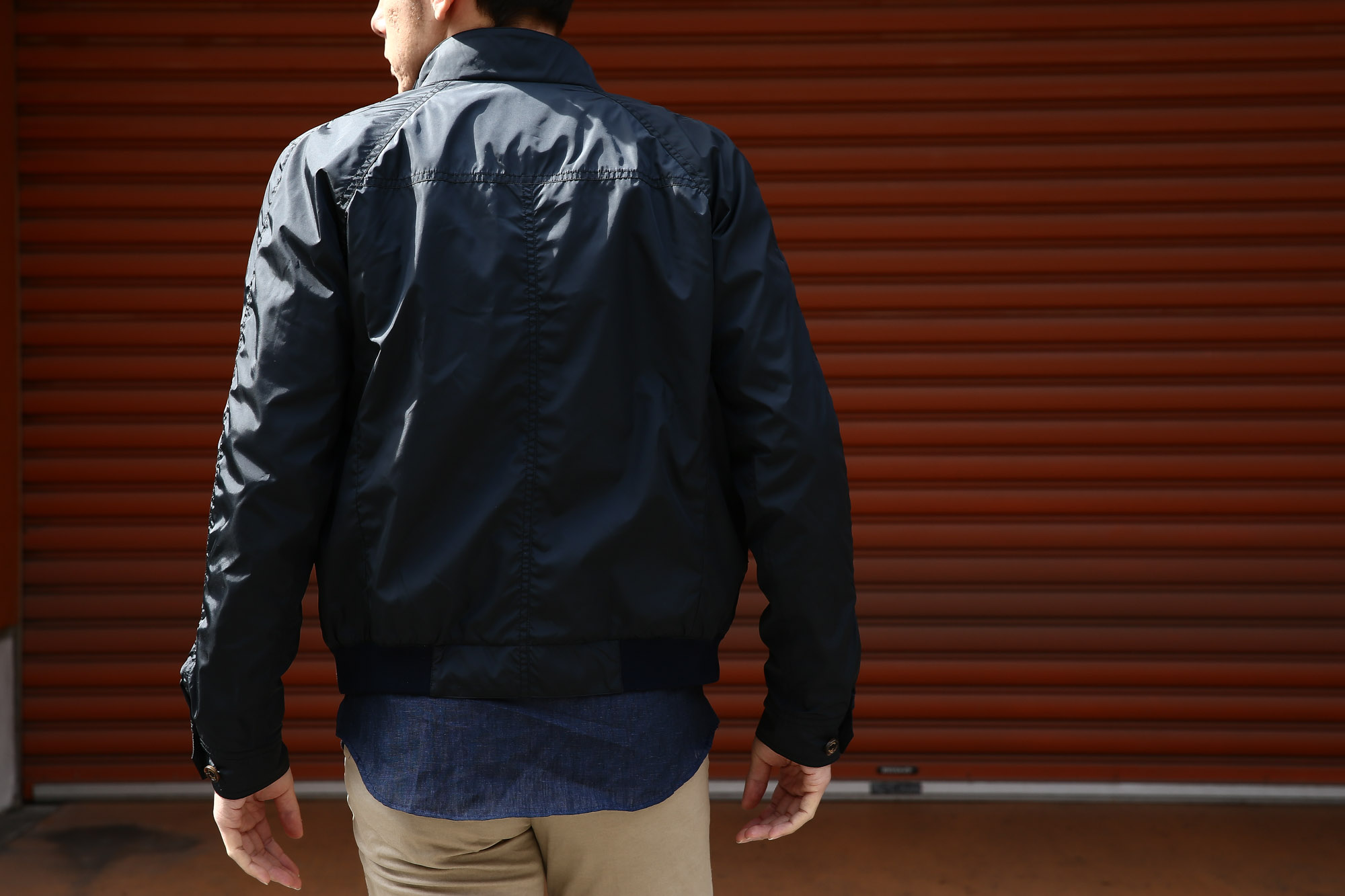 【Sealup / シーラップ】 【Bomber Jacket / ボマージャケット】 S7505 9683 ナイロンジャケット　ボンバージャケット NAVY (ネイビー・01) MADE IN ITALY（イタリア製) 2017 春夏新作 愛知 名古屋 Alto e Diritto アルト エ デリット sealup シーラップ