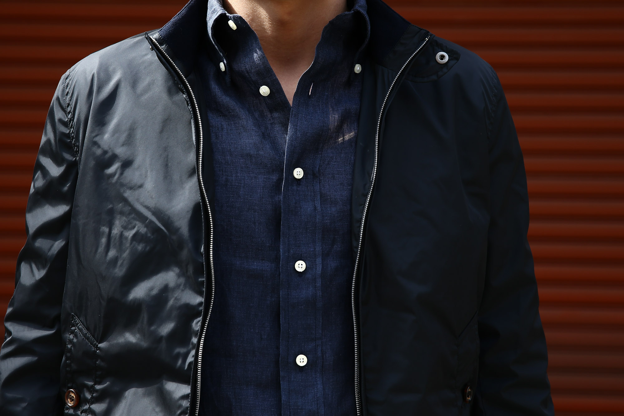 【Sealup / シーラップ】 【Bomber Jacket / ボマージャケット】 S7505 9683 ナイロンジャケット　ボンバージャケット NAVY (ネイビー・01) MADE IN ITALY（イタリア製) 2017 春夏新作 愛知 名古屋 Alto e Diritto アルト エ デリット sealup シーラップ