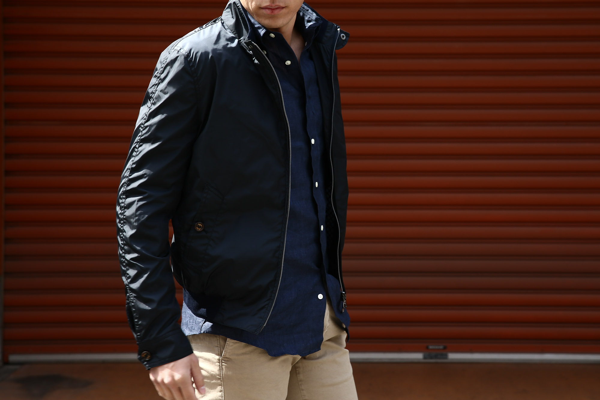 【Sealup / シーラップ】 【Bomber Jacket / ボマージャケット】 S7505 9683 ナイロンジャケット　ボンバージャケット NAVY (ネイビー・01) MADE IN ITALY（イタリア製) 2017 春夏新作 愛知 名古屋 Alto e Diritto アルト エ デリット sealup シーラップ