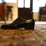 ENZO BONAFE (エンツォボナフェ) 【3513】Punched Cap Toe Shoes パンチドトゥキャップシューズ VITELLO ドレスシューズ NERO(ブラック) made in italy (イタリア製)のイメージ