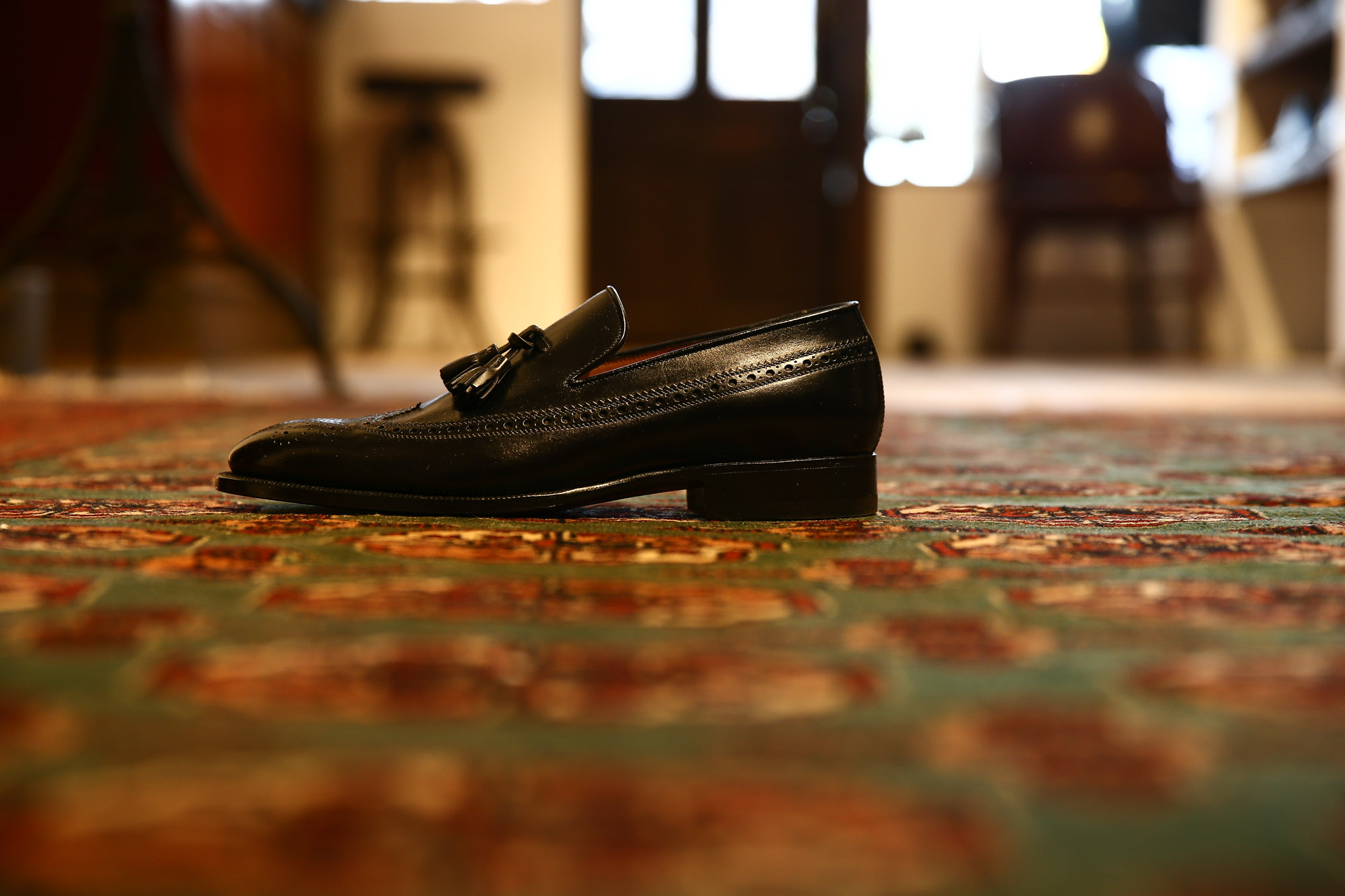 ENZO BONAFE (エンツォボナフェ) 【3933】Wing Tip TasselShoes ウィングチップタッセルシューズ VITELLO ドレスシューズ NERO(ブラック) made in italy (イタリア製)  春夏秋冬 新作 愛知 名古屋 enzobonafe コラボレート ヒロシツボウチ 坪内浩 エンツォボナフェ ボナフェ ベネチアンクリーム JOHN LOBB ジョンロブ CHURCH’S チャーチ JOSEPH CHEANEY ジョセフチーニー CORTHAY コルテ ALFRED SARGENT アルフレッドサージェント CROCKETTJONES クロケットジョーンズ F.LLI GIACOMETTI フラテッリジャコメッティ ENZO BONAFE エンツォボナフェ BETTANINVENTURI ベッタニンヴェントゥーリ JALAN SRIWIJAYA ジャランスリウァヤ J.W.WESTON ジェイエムウエストン SANTONI サントーニ SERGIO ROSSI セルジオロッシ CARMINA カルミナ