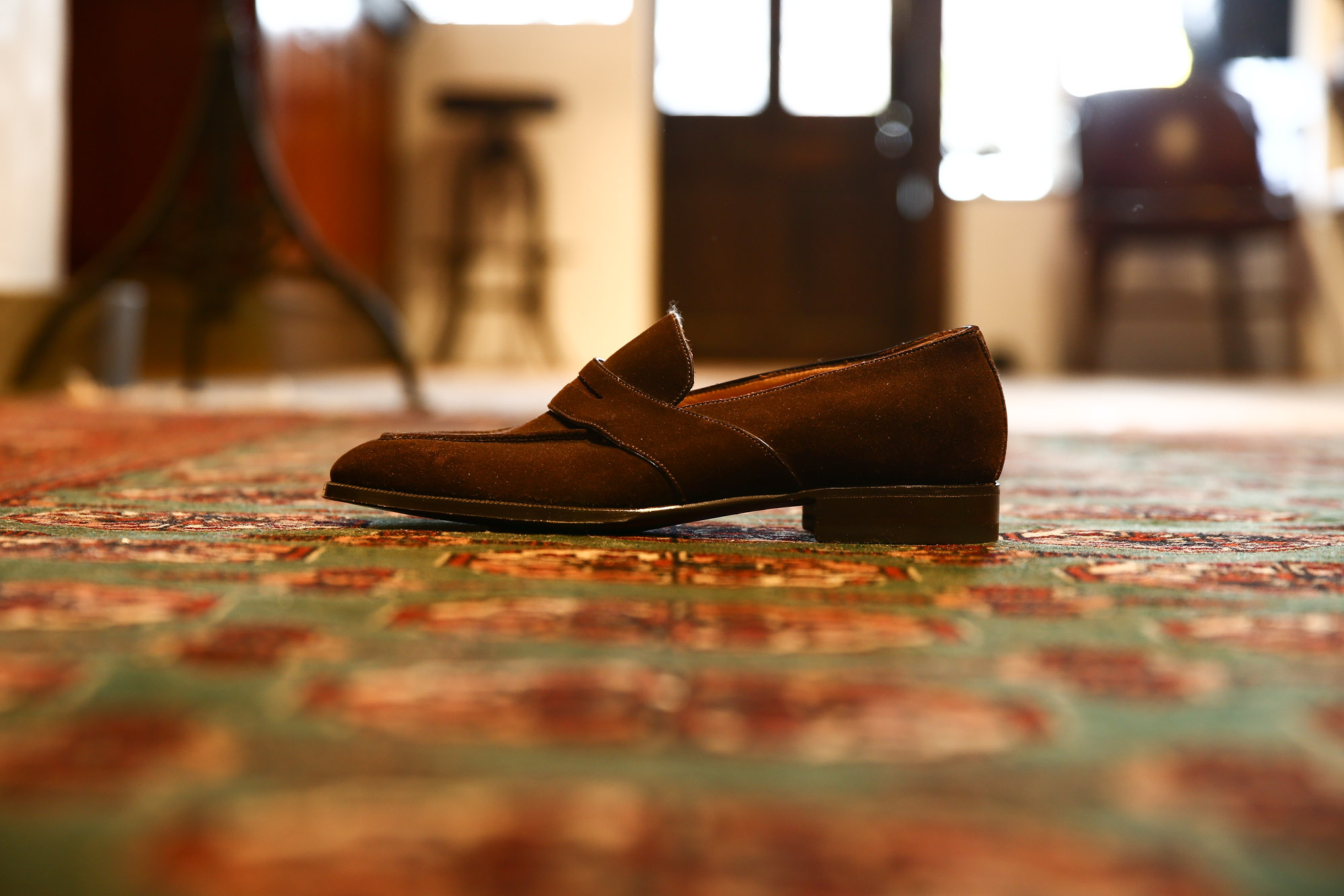 ENZO BONAFE (エンツォボナフェ) 【ART.EB-14】 Coin Loafer コインローファー SUPERBUCK スエード  ローファー HOLBORN(ブラウン) made in italy (イタリア製)  春夏秋冬 新作 愛知 名古屋 enzobonafe コラボレート ヒロシツボウチ 坪内浩 エンツォボナフェ ボナフェ ベネチアンクリーム JOHN LOBB ジョンロブ CHURCH’S チャーチ JOSEPH CHEANEY ジョセフチーニー CORTHAY コルテ ALFRED SARGENT アルフレッドサージェント CROCKETTJONES クロケットジョーンズ F.LLI GIACOMETTI フラテッリジャコメッティ ENZO BONAFE エンツォボナフェ BETTANINVENTURI ベッタニンヴェントゥーリ JALAN SRIWIJAYA ジャランスリウァヤ J.W.WESTON ジェイエムウエストン SANTONI サントーニ SERGIO ROSSI セルジオロッシ CARMINA カルミナ