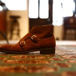 ENZO BONAFE (エンツォボナフェ) 【ART.EB-18】Double Monk Strap Boots ダブルモンクストラップブーツ SUPERBUCK ドレスシューズ ダブルモンクチャッカブーツ SNUFF(ブラウン) made in italy (イタリア製)のイメージ
