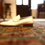 ENZO BONAFE (エンツォボナフェ) 【ART.EB-24】Penny Loafers ペニーローファー PETIT ZEBU ドレスシューズ BIANCO(ホワイト) made in italy (イタリア製)のイメージ