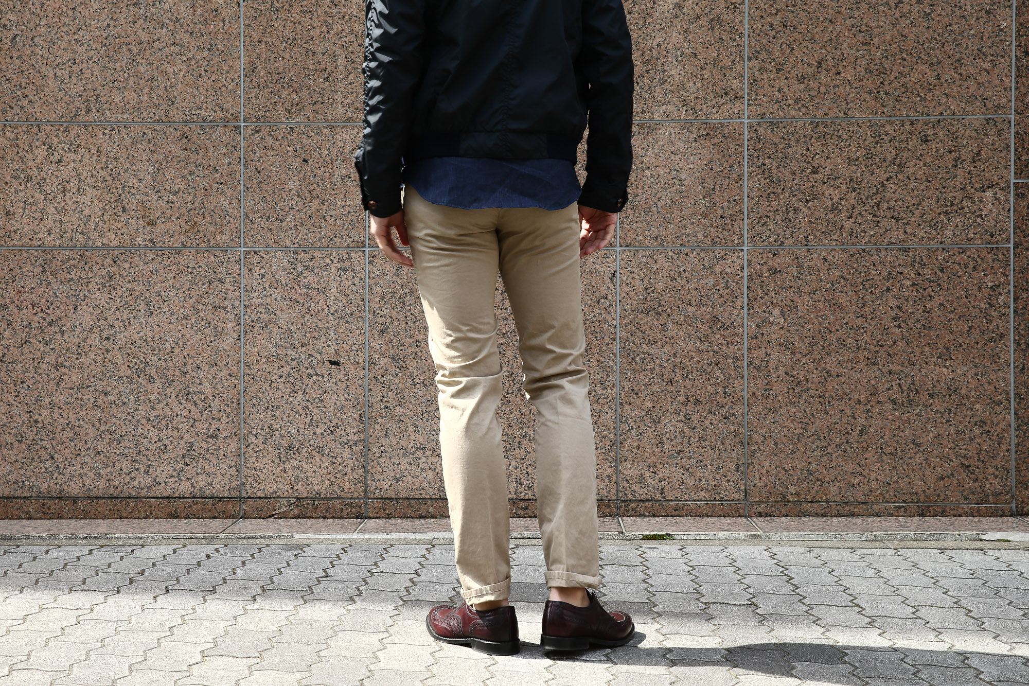 INCOTEX SLACKS (インコテックススラックス) 1ST603 SLIM FIT スリムフィット G.D. STRETCH GABCHINO ガーメントダイ ストレッチ コットントラウザーズ チノパンツ BEIGE (ベージュ・411) 2017春夏新作 愛知　名古屋 Alto e Diritto アルト エ デリット incotexslacks インコテックススラックス inkotex インコテックス 27,28,29,30,31,32,33,34