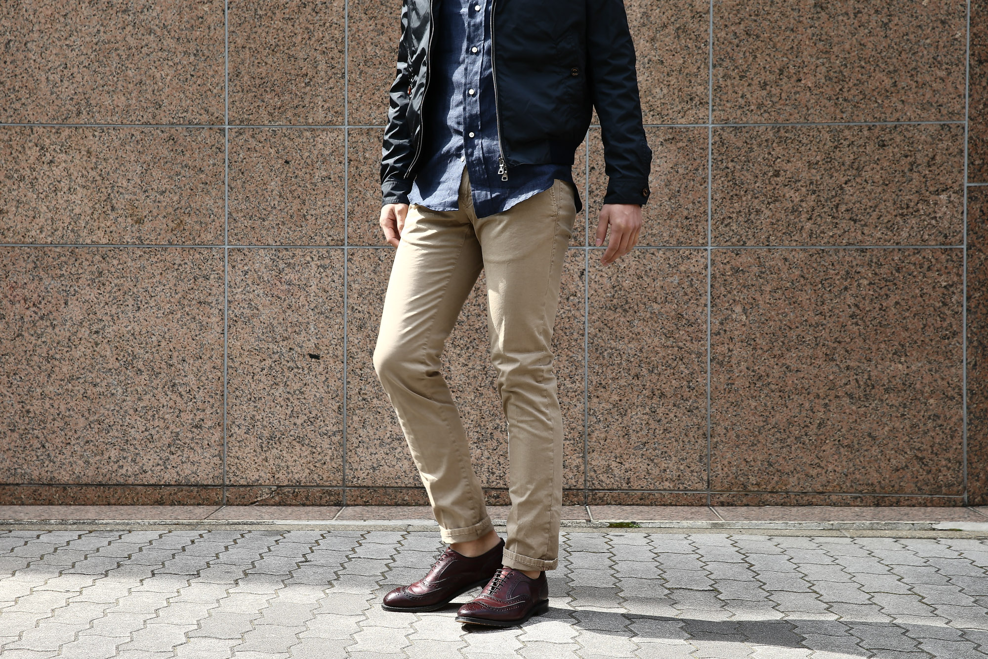 INCOTEX SLACKS (インコテックススラックス) 1ST603 SLIM FIT スリムフィット G.D. STRETCH GABCHINO ガーメントダイ ストレッチ コットントラウザーズ チノパンツ BEIGE (ベージュ・411) 2017春夏新作 愛知　名古屋 Alto e Diritto アルト エ デリット incotexslacks インコテックススラックス inkotex インコテックス 27,28,29,30,31,32,33,34