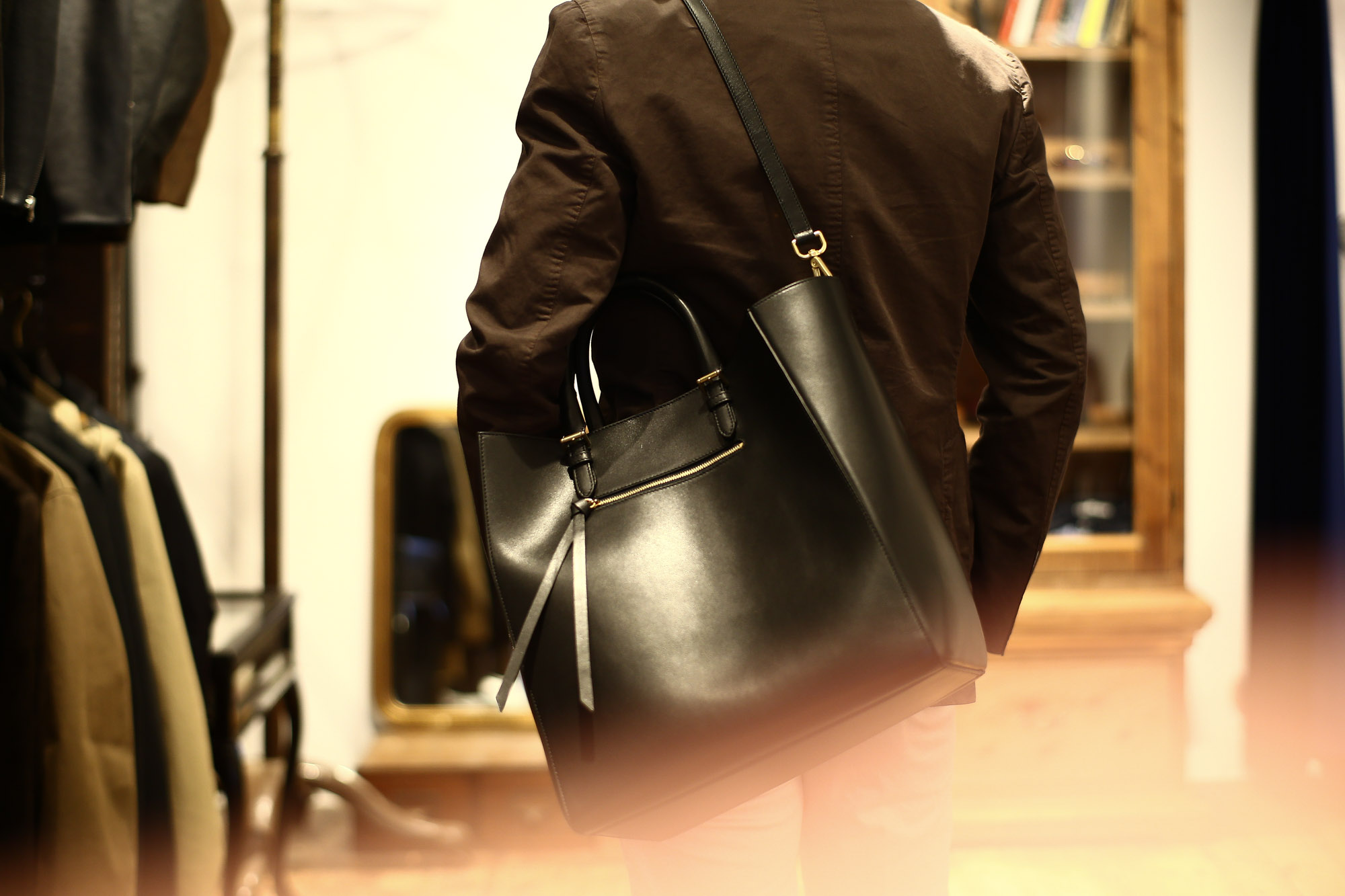 J&M DAVIDSON (ジェイアンドエムデヴィッドソン) 【OLIVIA TALL / オリヴィア トール】 1364 CALF LEATHER 1364 カーフレザー レザーバック レザートートバッグ BLACK (ブラック・999) Made in spain (スペイン製) 2017 春夏新作  愛知 名古屋 Alto e Diritto アルト エ デリット jmdavidson ジェイエムデヴィッドソン oliviatall オリヴィアトール