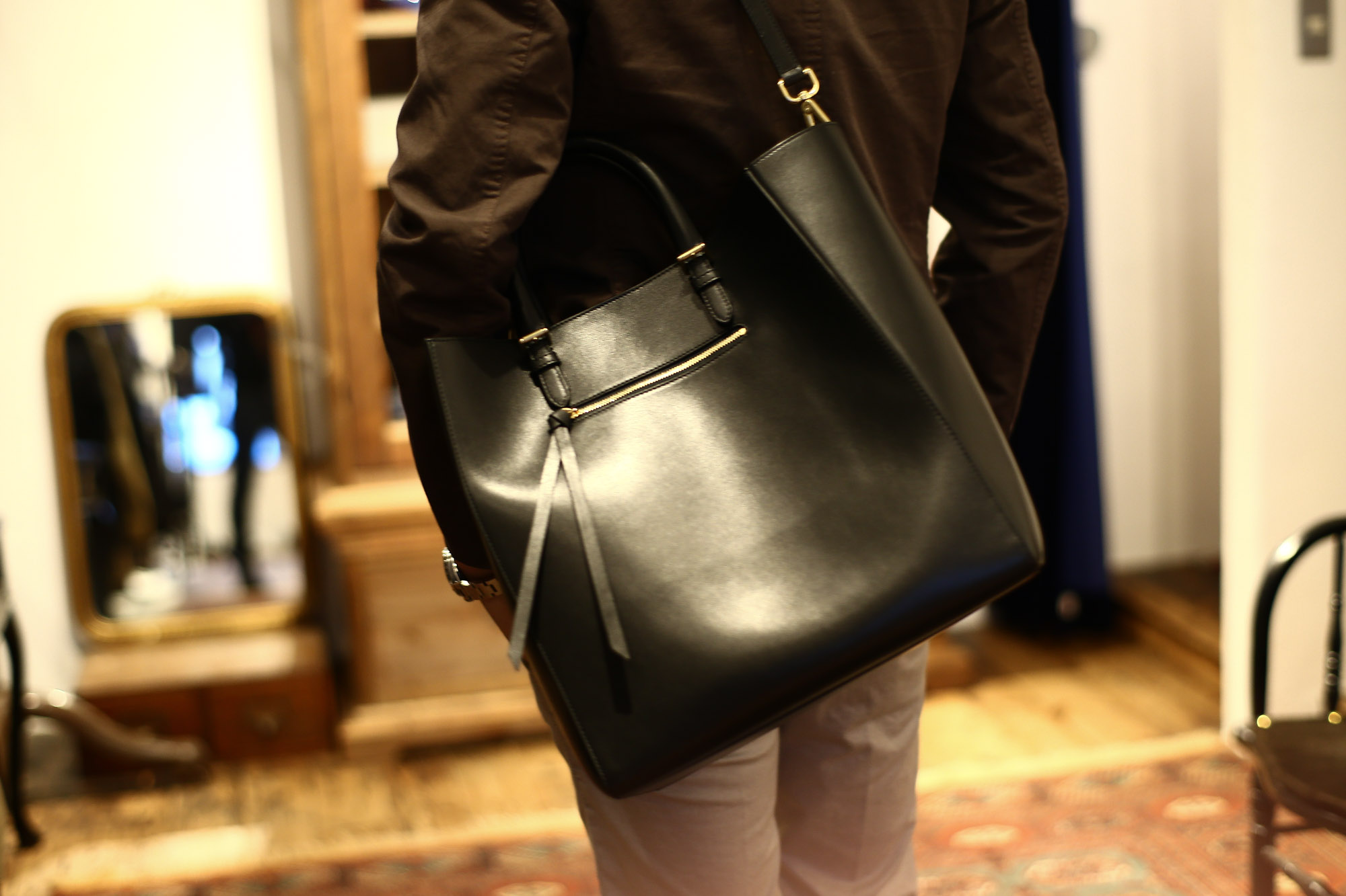 J&M DAVIDSON (ジェイアンドエムデヴィッドソン) 【OLIVIA TALL / オリヴィア トール】 1364 CALF LEATHER 1364 カーフレザー レザーバック レザートートバッグ BLACK (ブラック・999) Made in spain (スペイン製) 2017 春夏新作  愛知 名古屋 Alto e Diritto アルト エ デリット jmdavidson ジェイエムデヴィッドソン oliviatall オリヴィアトール