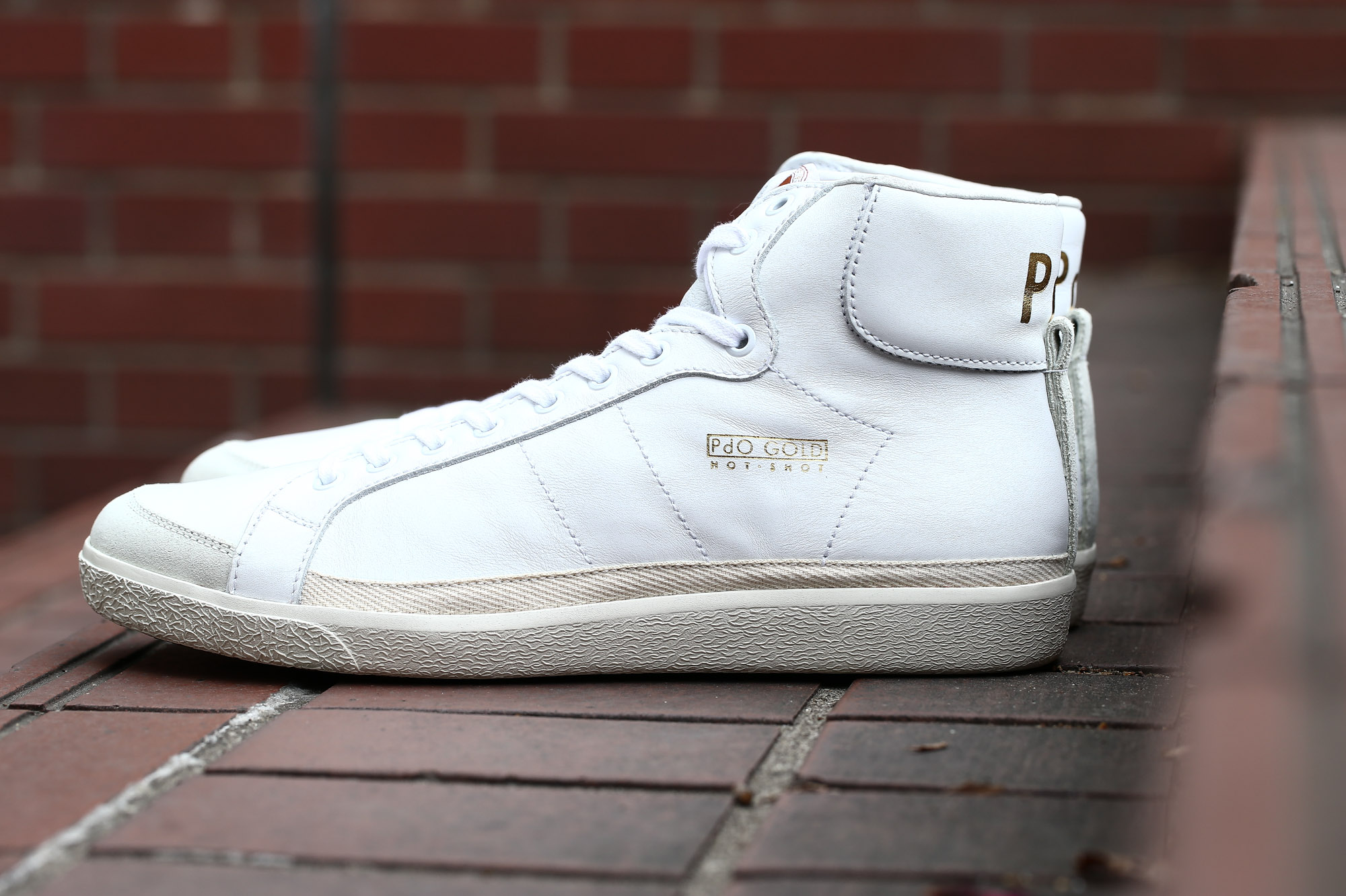 Pantofola d'Oro (パントフォラドーロ) CLASSICO PG75 CALF LEATHERカーフレザー ハイカット レザースニーカー WHITE (ホワイト・WHT) made in italy (イタリア製) 2017 春夏新作 pantofoladoro パントフォラドーロ pg75 ハイカットスニーカー 愛知 名古屋 Alto e Diritto アルト エ デリット  シューズ 靴