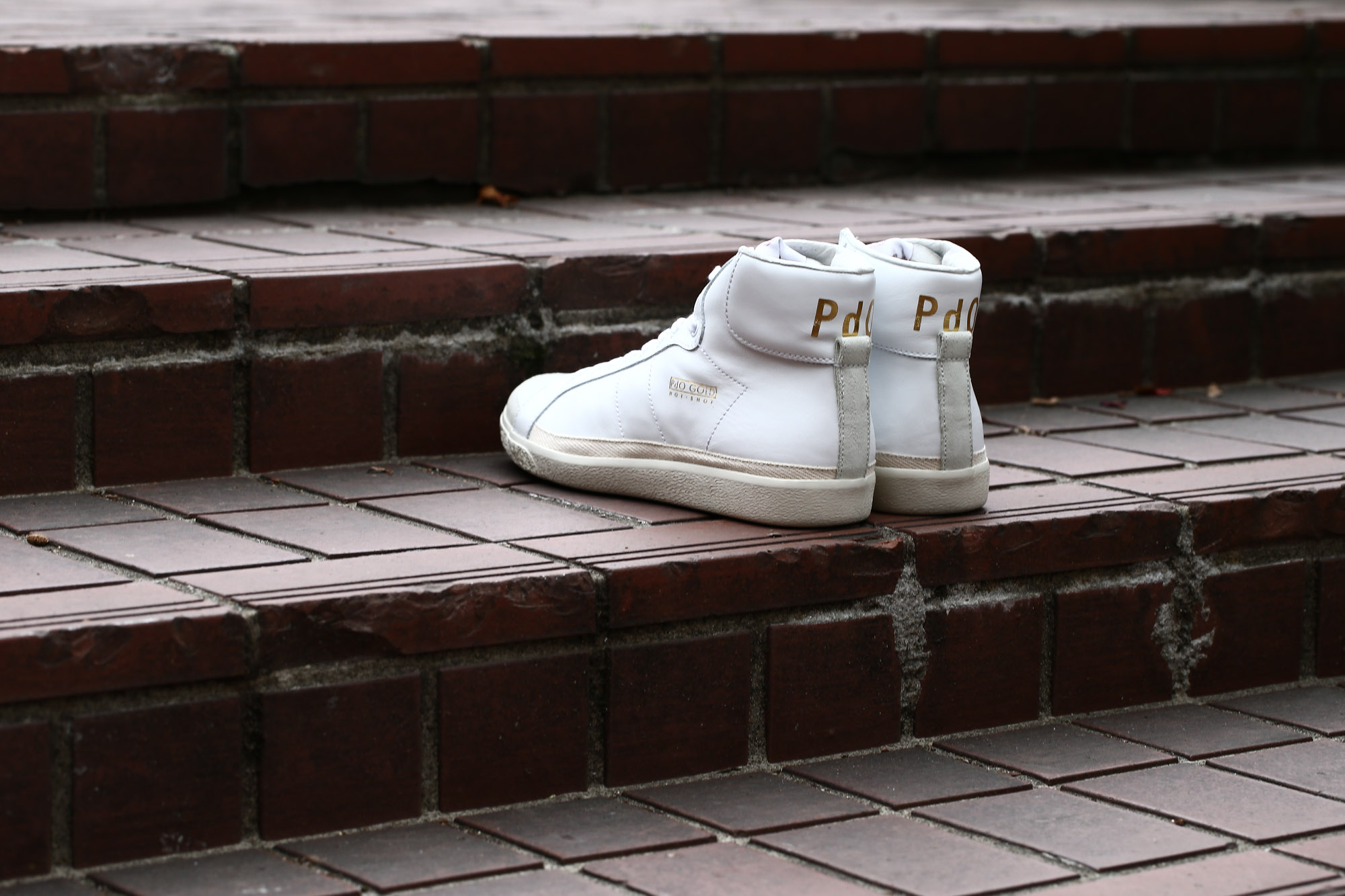 Pantofola d'Oro (パントフォラドーロ) CLASSICO PG75 CALF LEATHERカーフレザー ハイカット レザースニーカー WHITE (ホワイト・WHT) made in italy (イタリア製) 2017 春夏新作 pantofoladoro パントフォラドーロ pg75 ハイカットスニーカー 愛知 名古屋 Alto e Diritto アルト エ デリット  シューズ 靴