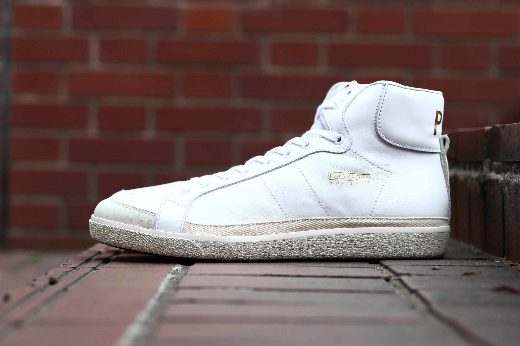 Pantofola d'Oro (パントフォラドーロ) CLASSICO PG75 CALF LEATHERカーフレザー ハイカット レザースニーカー WHITE (ホワイト・WHT) made in italy (イタリア製) 2017 春夏新作 pantofoladoro パントフォラドーロ pg75 ハイカットスニーカー 愛知 名古屋 Alto e Diritto アルト エ デリット  シューズ 靴