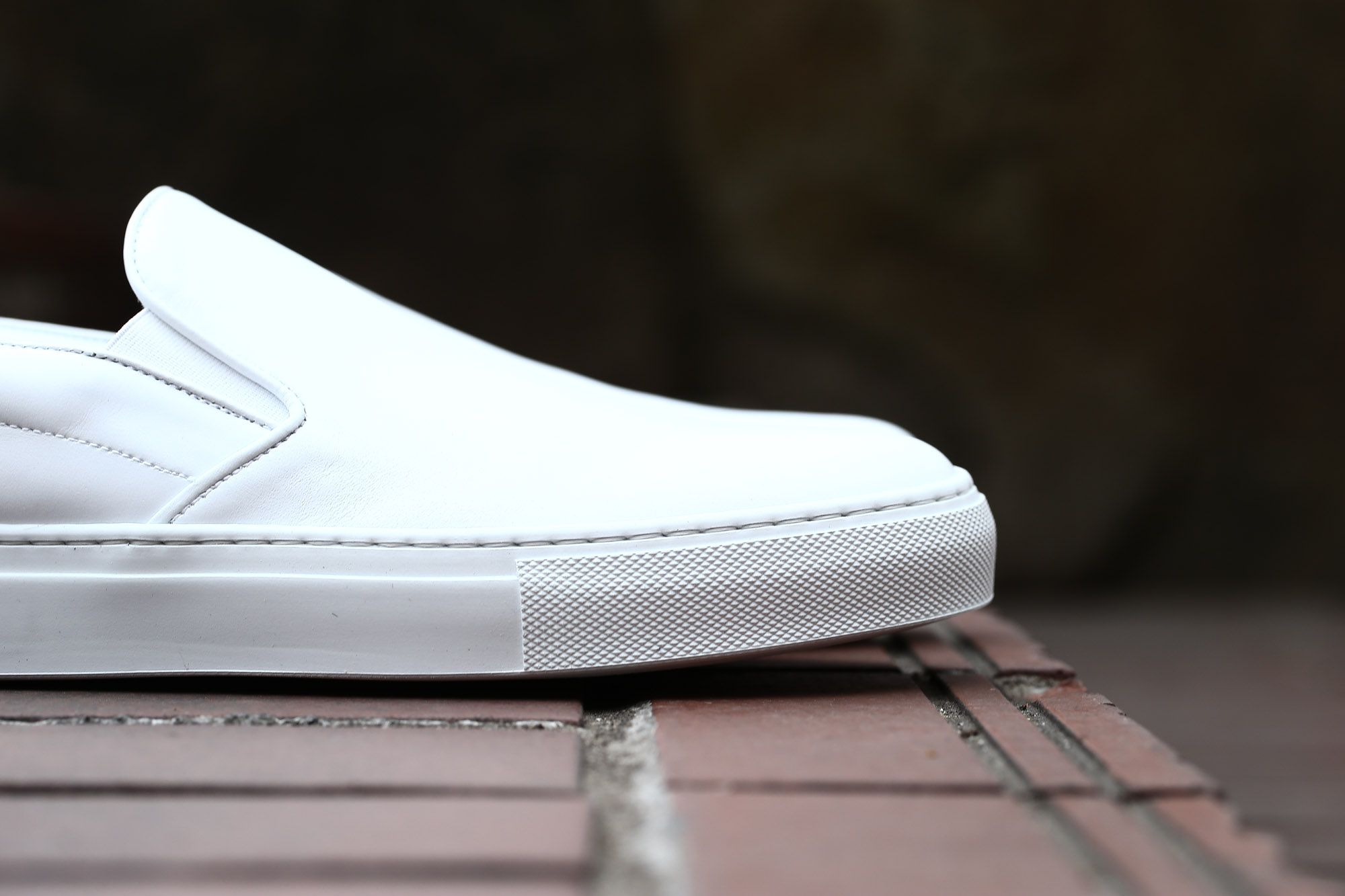 Pantofola d'Oro (パントフォラドーロ) TENDENZA SM50 CALF LEATHER カーフレザー スリップオン レザースニーカー WHITE (ホワイト・WHT) made in italy (イタリア製) 2017 春夏新作 pantofoladoro パントフォラドーロ sm50 スリッポン スニーカー 愛知 名古屋 Alto e Diritto アルト エ デリット  シューズ 靴 35,36,37,38,39,40,41,42,43,44,45