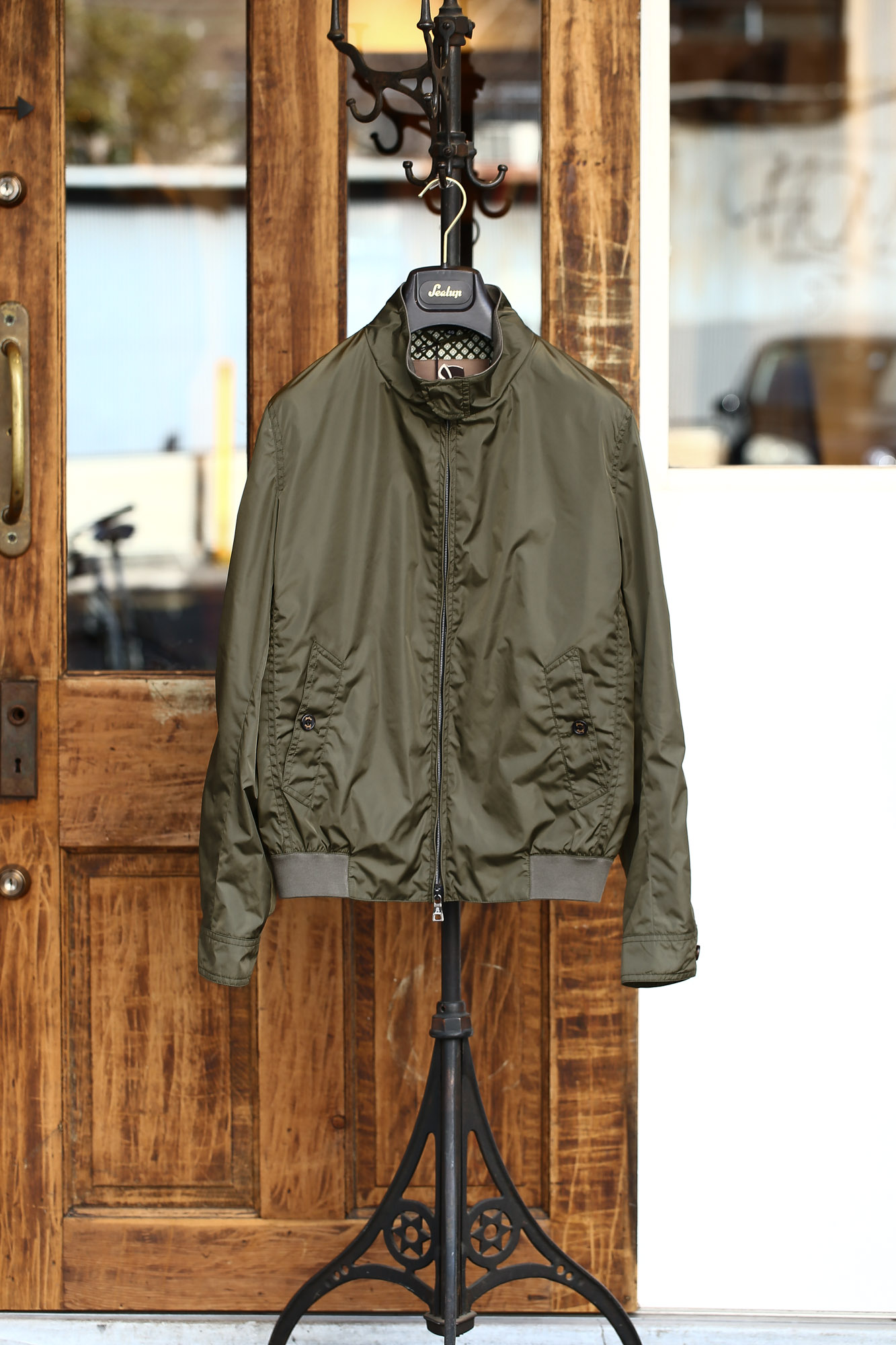 Sealup (シーラップ) Bomber Jacket (ボマージャケット) S7505 9683 ナイロンジャケット　ボンバージャケット KHAKI (カーキ・017)  MADE IN ITALY（イタリア製) 2017 春夏新作 愛知 名古屋 Alto e Diritto アルト エ デリット sealup シーラップ フライトジャケット