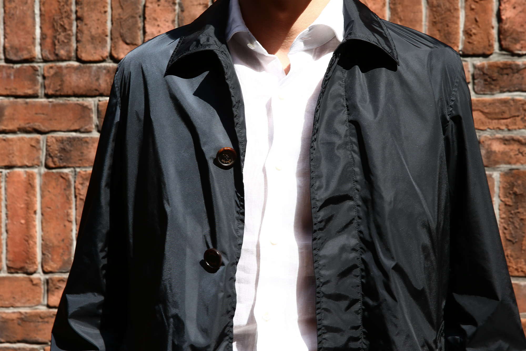 【Sealup / シーラップ】 【Soutien Collar Coat / ステンカラーコート】 S11278 9683 ロング ナイロンコート NAVY (ネイビー・01) MADE IN ITALY(イタリア製) 2017 春夏新作 愛知 名古屋 Alto e Diritto アルト エ デリット sealup シーラップ