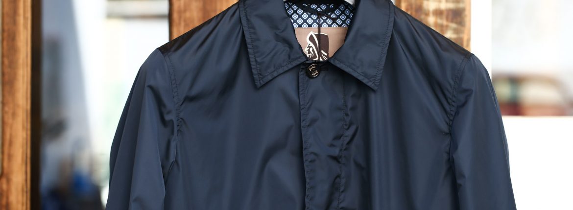 Sealup (シーラップ) Soutien Collar Coat ステンカラーコート ロング ナイロンコート NAVY (ネイビー・01) MADE IN ITALY（イタリア製) 2017 春夏新作のイメージ
