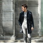 【Sealup / シーラップ】 Soutien Collar Coat ステンカラーコート S11278 9683 ロング ナイロンコート NAVY (ネイビー・01) MADE IN ITALY(イタリア製) 2017 春夏新作のイメージ