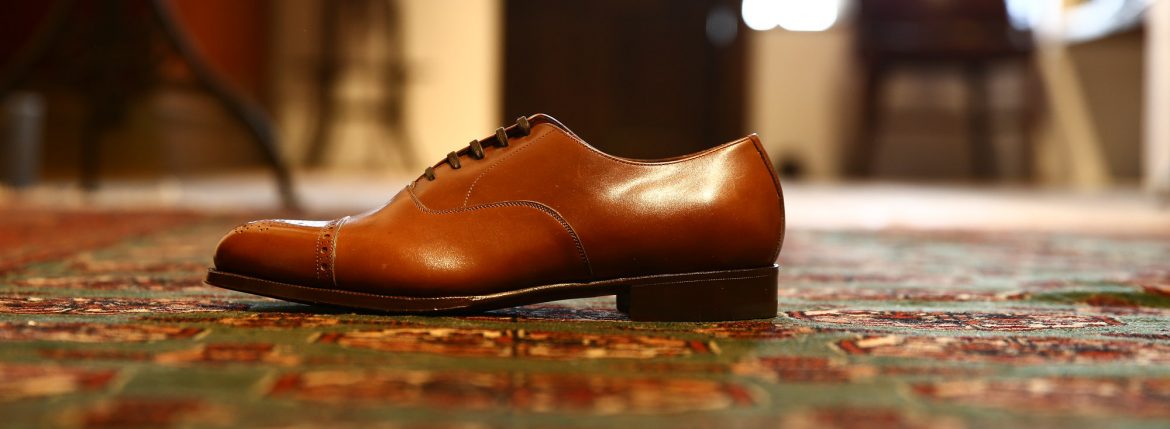 ENZO BONAFE (エンツォボナフェ) 【3295】Punched Cap Toe Shoes パンチドトゥキャップシューズ VITELLO ドレスシュー GIAMICA(ウォルナット) made in italy (イタリア製) 春夏秋冬 新作 愛知 名古屋 enzobonafe コラボレート ヒロシツボウチ 坪内浩 エンツォボナフェ ボナフェ ベネチアンクリーム JOHN LOBB ジョンロブ CHURCH’S チャーチ JOSEPH CHEANEY ジョセフチーニー CORTHAY コルテ ALFRED SARGENT アルフレッドサージェント CROCKETTJONES クロケットジョーンズ F.LLI GIACOMETTI フラテッリジャコメッティ ENZO BONAFE エンツォボナフェ BETTANINVENTURI ベッタニンヴェントゥーリ JALAN SRIWIJAYA ジャランスリウァヤ J.W.WESTON ジェイエムウエストン SANTONI サントーニ SERGIO ROSSI セルジオロッシ CARMINA カルミナ