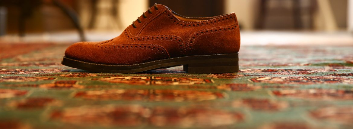 ENZO BONAFE (エンツォボナフェ) 【3571】Wing Tip Suede Shoes ウィングチップスエードシューズ CASTORO ドレスシューズ スエードシューズ #586(ライトブラウン) made in italy (イタリア製) 春夏秋冬 新作 愛知 名古屋 enzobonafe コラボレート ヒロシツボウチ 坪内浩 エンツォボナフェ ボナフェ ベネチアンクリーム JOHN LOBB ジョンロブ CHURCH’S チャーチ JOSEPH CHEANEY ジョセフチーニー CORTHAY コルテ ALFRED SARGENT アルフレッドサージェント CROCKETTJONES クロケットジョーンズ F.LLI GIACOMETTI フラテッリジャコメッティ ENZO BONAFE エンツォボナフェ BETTANINVENTURI ベッタニンヴェントゥーリ JALAN SRIWIJAYA ジャランスリウァヤ J.W.WESTON ジェイエムウエストン SANTONI サントーニ SERGIO ROSSI セルジオロッシ CARMINA カルミナ