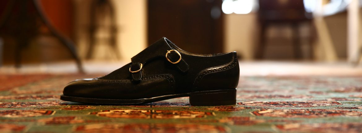 ENZO BONAFE (エンツォボナフェ) 【3918】Double Monk Strap Shoes ダブルモンクストラップシューズ VITELLO SUPERBUCK ドレスシューズ NERO(ネロ) made in italy (イタリア製) 春夏秋冬 新作 愛知 名古屋 enzobonafe コラボレート ヒロシツボウチ 坪内浩 エンツォボナフェ ボナフェ ベネチアンクリーム JOHN LOBB ジョンロブ CHURCH’S チャーチ JOSEPH CHEANEY ジョセフチーニー CORTHAY コルテ ALFRED SARGENT アルフレッドサージェント CROCKETTJONES クロケットジョーンズ F.LLI GIACOMETTI フラテッリジャコメッティ ENZO BONAFE エンツォボナフェ BETTANINVENTURI ベッタニンヴェントゥーリ JALAN SRIWIJAYA ジャランスリウァヤ J.W.WESTON ジェイエムウエストン SANTONI サントーニ SERGIO ROSSI セルジオロッシ CARMINA カルミナ