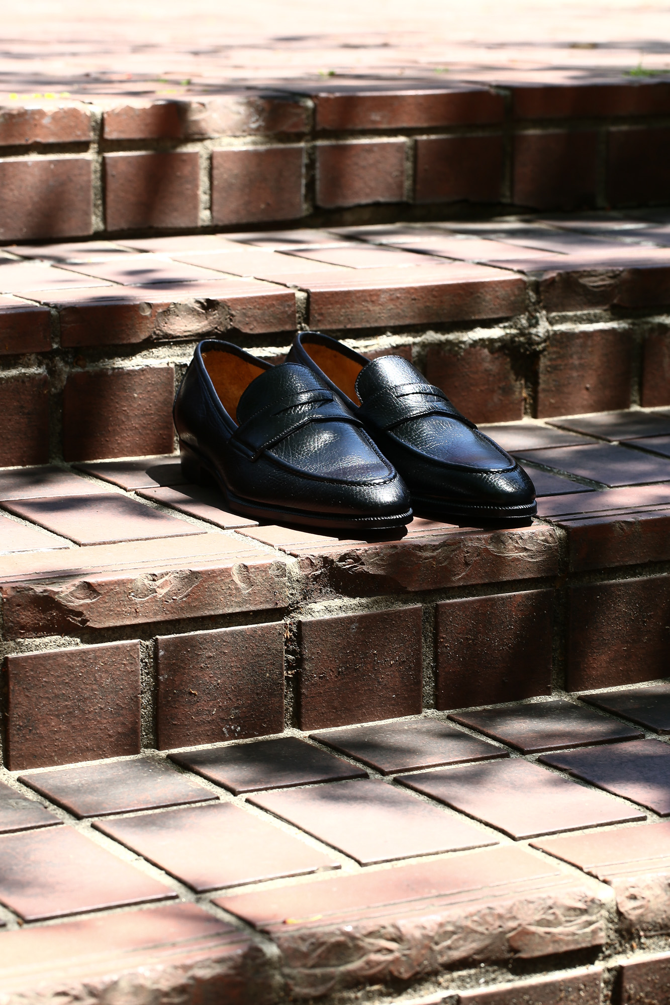 【ENZO BONAFE / エンツォボナフェ】 【ART. EB-08】 Coin Loafer (コイン ローファー) LAMA ラマレザー ドレスシューズ ローファー NERO (ブラック) made in italy (イタリア製) 2017 春夏新作 ハンドモカシン 愛知 名古屋 エンツォボナフェ ボナフェ ベネチアンクリーム enzobonafe eb08 ローファー  5,5.5,6,6.5,7,7.5,8,8.5,9,9.5