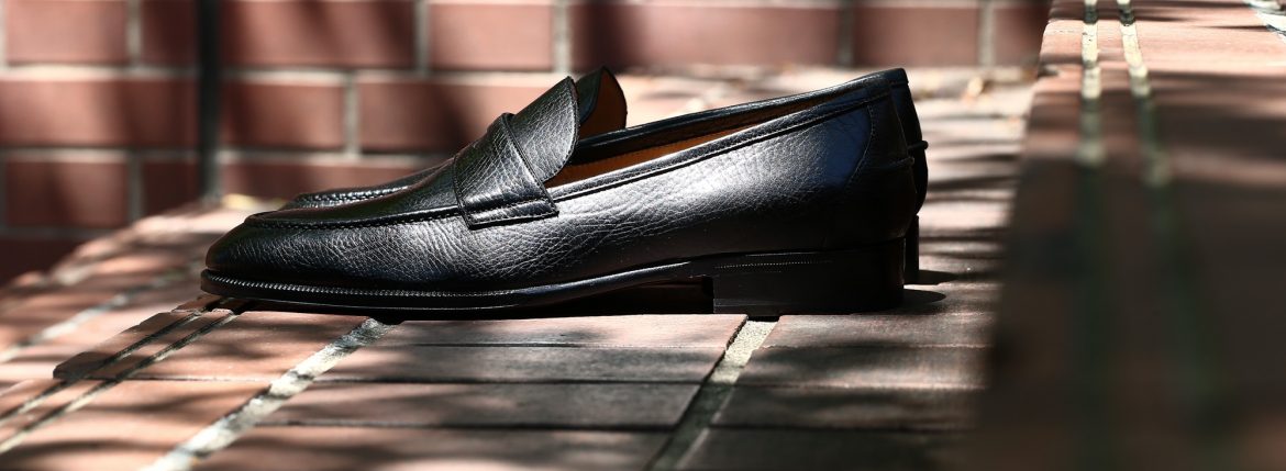 【ENZO BONAFE / エンツォボナフェ】 【ART. EB-08】 Coin Loafer (コイン ローファー) LAMA ラマレザー ドレスシューズ ローファー NERO (ブラック) made in italy (イタリア製) 2017 春夏新作のイメージ