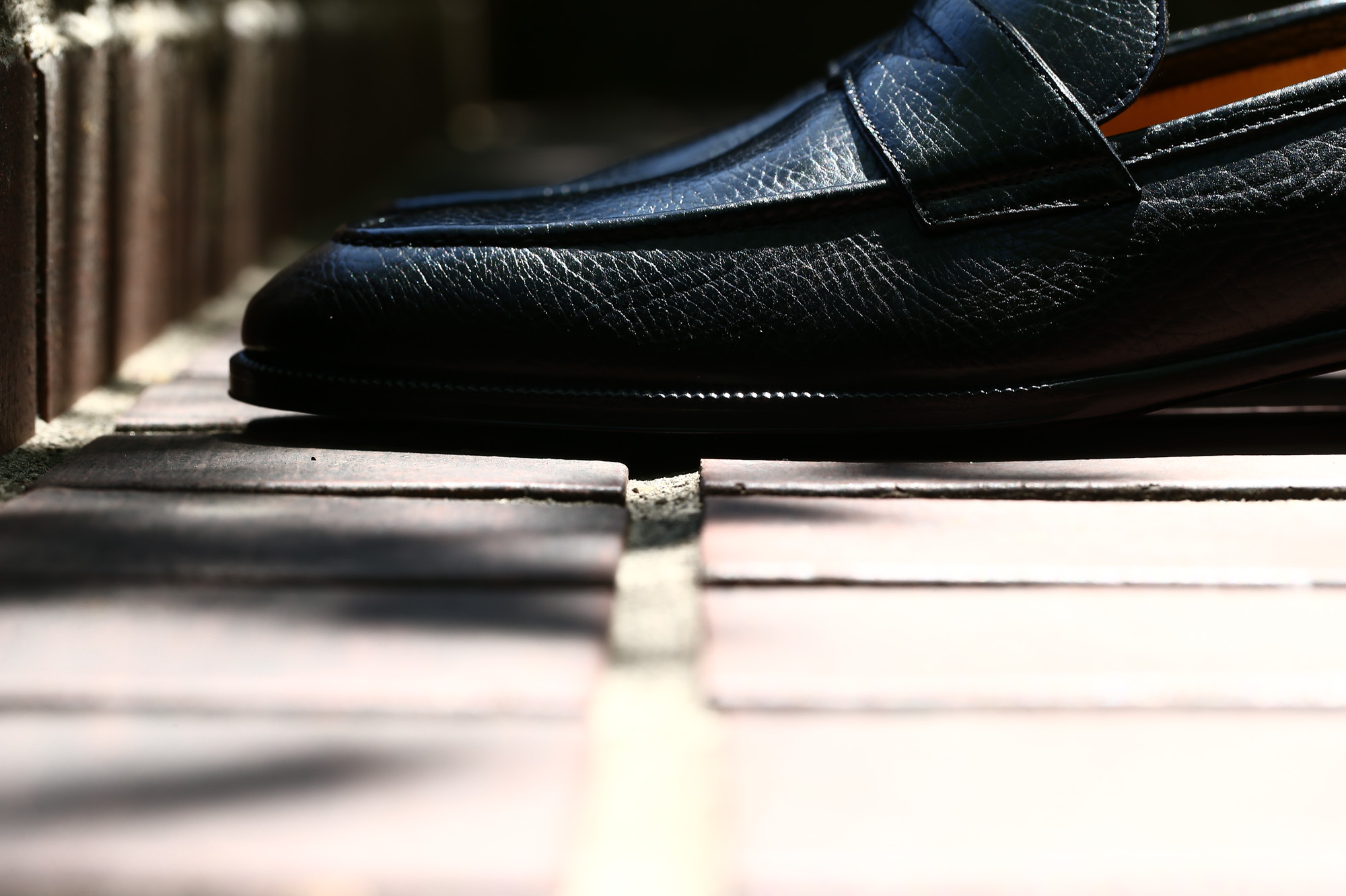 【ENZO BONAFE / エンツォボナフェ】 【ART. EB-08】 Coin Loafer (コイン ローファー) LAMA ラマレザー ドレスシューズ ローファー NERO (ブラック) made in italy (イタリア製) 2017 春夏新作 ハンドモカシン 愛知 名古屋 エンツォボナフェ ボナフェ ベネチアンクリーム enzobonafe eb08 ローファー  5,5.5,6,6.5,7,7.5,8,8.5,9,9.5