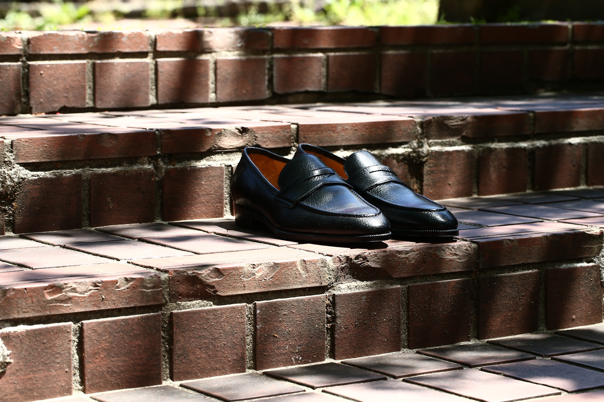 【ENZO BONAFE / エンツォボナフェ】 【ART. EB-08】 Coin Loafer (コイン ローファー) LAMA ラマレザー ドレスシューズ ローファー NERO (ブラック) made in italy (イタリア製) 2017 春夏新作 ハンドモカシン 愛知 名古屋 エンツォボナフェ ボナフェ ベネチアンクリーム enzobonafe eb08 ローファー  5,5.5,6,6.5,7,7.5,8,8.5,9,9.5