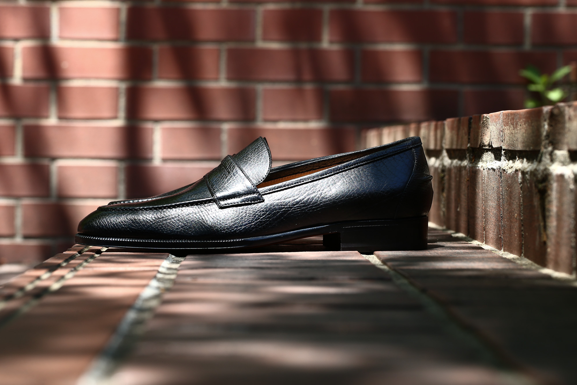 【ENZO BONAFE / エンツォボナフェ】 【ART. EB-08】 Coin Loafer (コイン ローファー) LAMA ラマレザー ドレスシューズ ローファー NERO (ブラック) made in italy (イタリア製) 2017 春夏新作 ハンドモカシン 愛知 名古屋 エンツォボナフェ ボナフェ ベネチアンクリーム enzobonafe eb08 ローファー  5,5.5,6,6.5,7,7.5,8,8.5,9,9.5