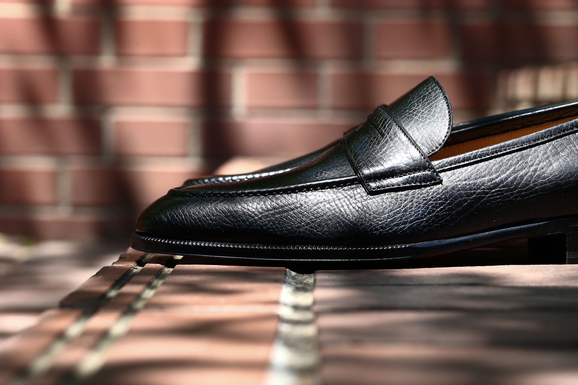 【ENZO BONAFE / エンツォボナフェ】 【ART. EB-08】 Coin Loafer (コイン ローファー) LAMA ラマレザー ドレスシューズ ローファー NERO (ブラック) made in italy (イタリア製) 2017 春夏新作 ハンドモカシン 愛知 名古屋 エンツォボナフェ ボナフェ ベネチアンクリーム enzobonafe eb08 ローファー  5,5.5,6,6.5,7,7.5,8,8.5,9,9.5