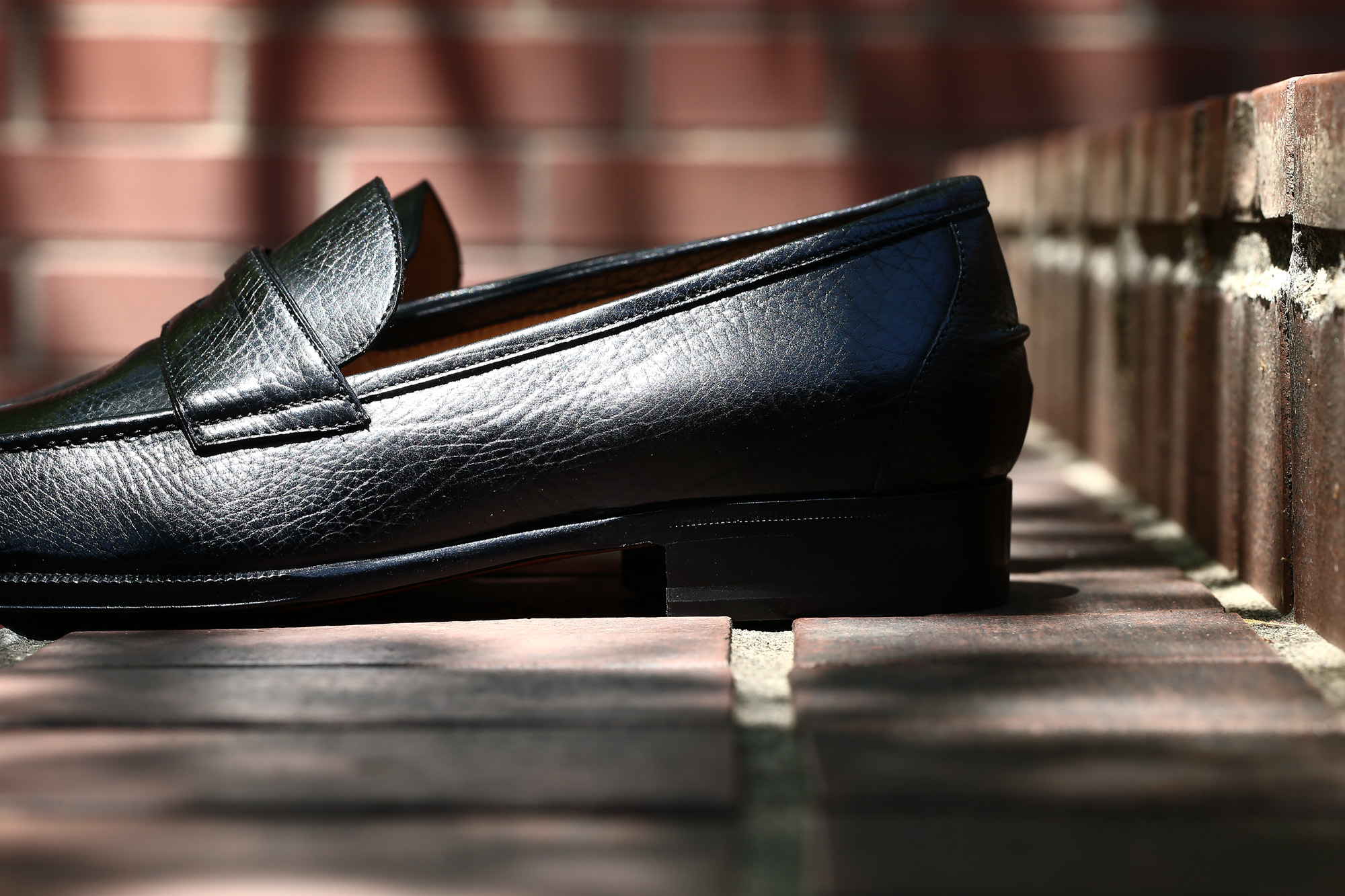 【ENZO BONAFE / エンツォボナフェ】 【ART. EB-08】 Coin Loafer (コイン ローファー) LAMA ラマレザー ドレスシューズ ローファー NERO (ブラック) made in italy (イタリア製) 2017 春夏新作 ハンドモカシン 愛知 名古屋 エンツォボナフェ ボナフェ ベネチアンクリーム enzobonafe eb08 ローファー  5,5.5,6,6.5,7,7.5,8,8.5,9,9.5