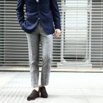 INCOTEX /// インコテックス 1NT035 N35型 SLIM FIT スリムフィット ICE DONEGAL リネンシルク アイスドニゴール スラックス GRAY (グレー・910) 2017 春夏新作のイメージ
