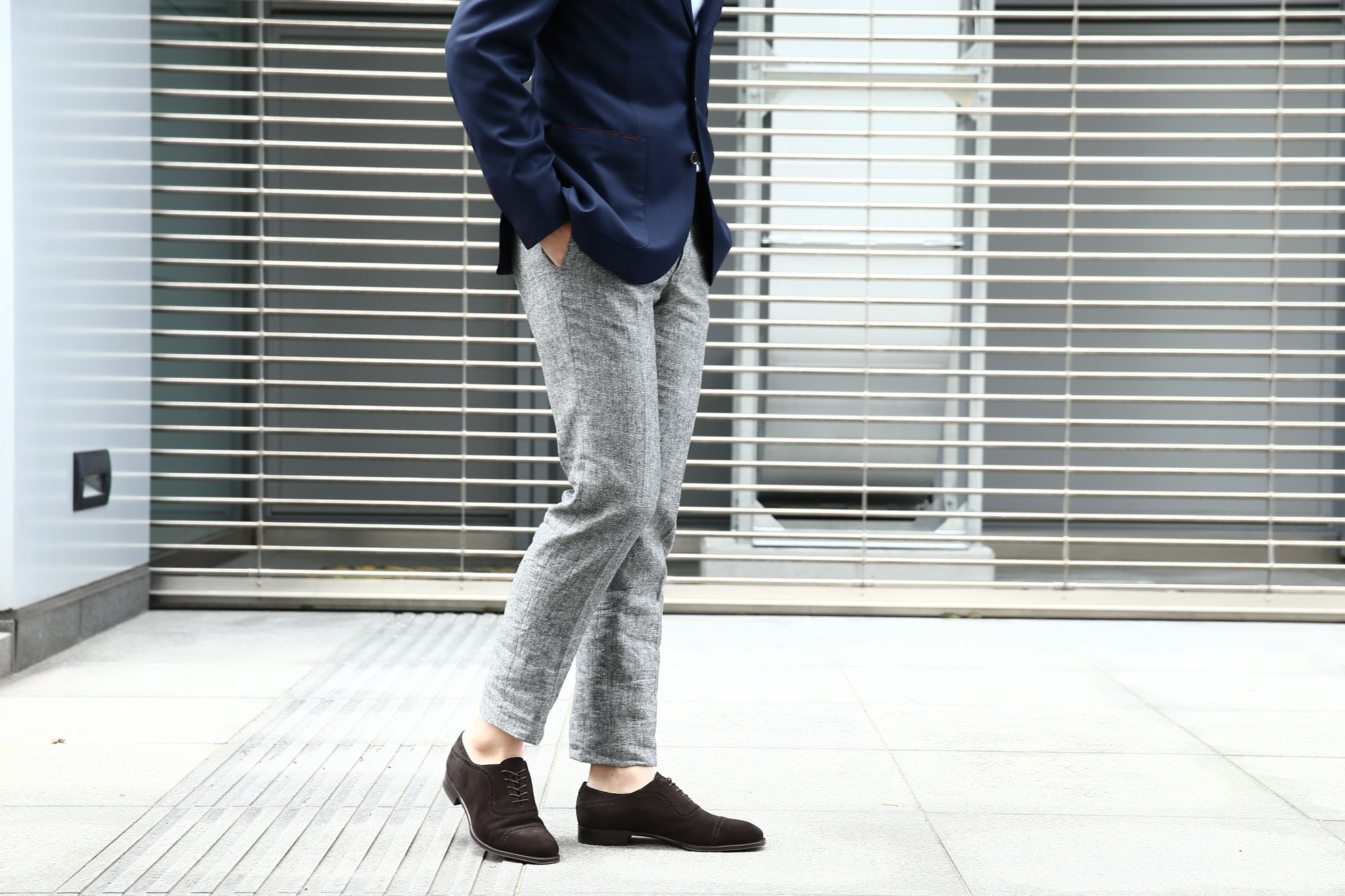 INCOTEX /// インコテックス 1NT035 N35型 SLIM FIT スリムフィット ICE DONEGAL リネンシルク アイスドニゴール スラックス GRAY (グレー・910) 2017 春夏新作 愛知 名古屋 Alto e Diritto アルト エ デリット incotex インコテックス スラックス グレスラ レオン 42,44,46,48,50,52,54,56