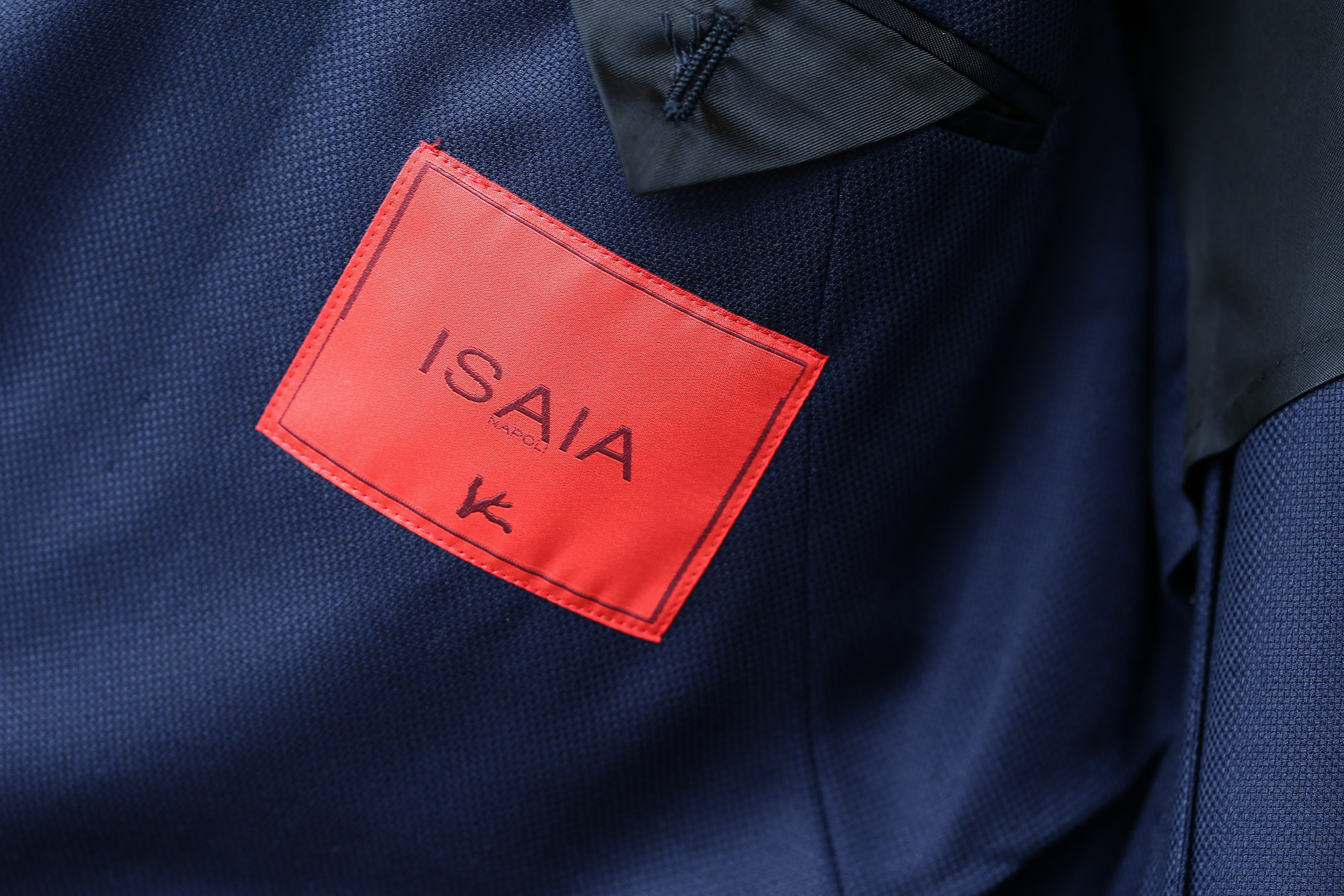 ISAIA (イザイア) SAILOR (セイラー) 【FABRIC / Wool 100%,INING (Cupro 100%】ウール ホップサック アンコン 3Bジャケット NAVY (ネイビー・800) Made in italy (イタリア製) 2017 春夏新作 愛知 名古屋 Alto e Diritto アルト エ デリット ISAIA ジャケット コットン テーラード イザイア 42,44,46,48,50,52,54,56