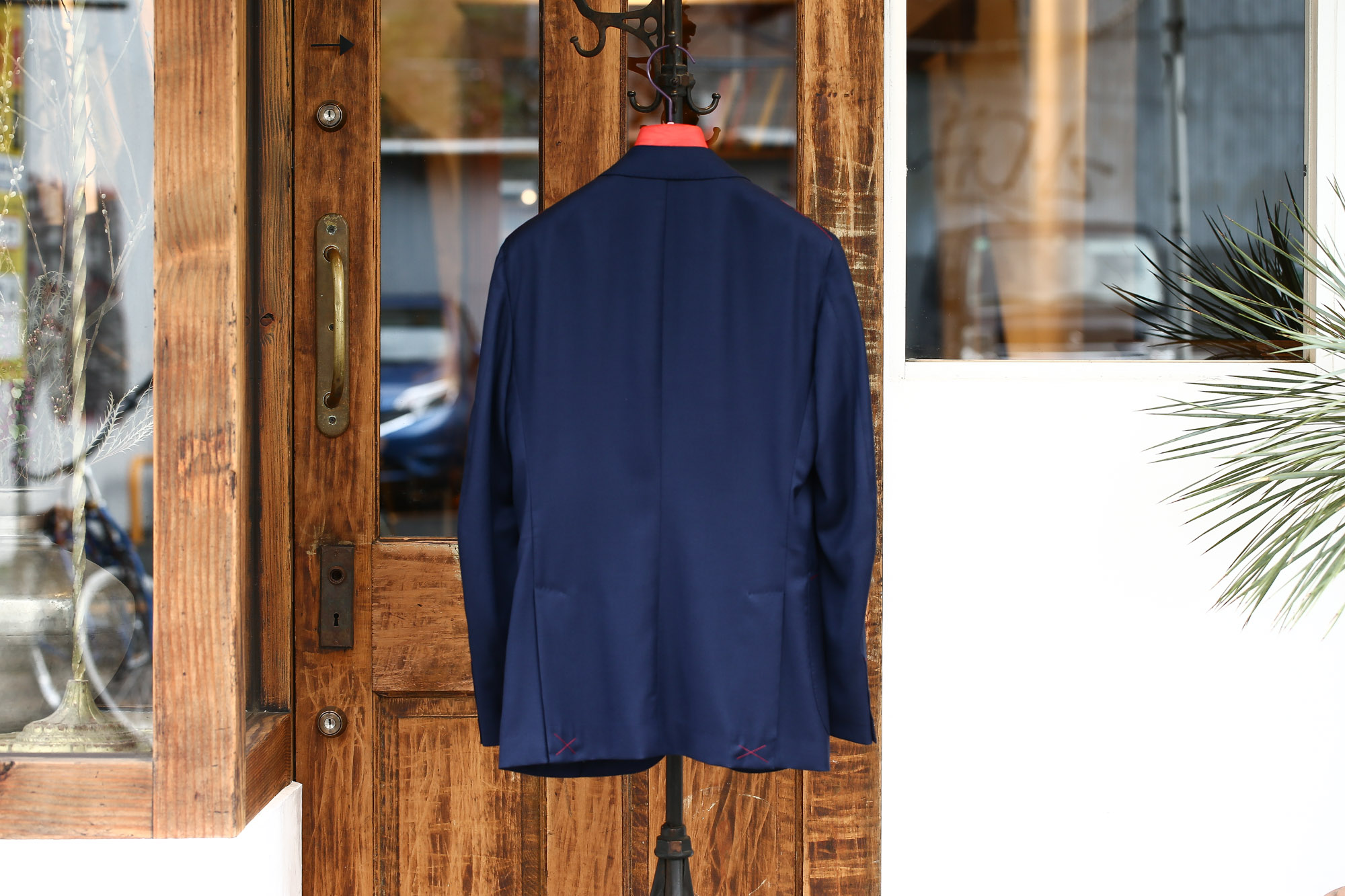 ISAIA (イザイア) SAILOR (セイラー) 【FABRIC / Wool 100%,INING (Cupro 100%】ウール ホップサック アンコン 3Bジャケット NAVY (ネイビー・800) Made in italy (イタリア製) 2017 春夏新作 愛知 名古屋 Alto e Diritto アルト エ デリット ISAIA ジャケット コットン テーラード イザイア 42,44,46,48,50,52,54,56