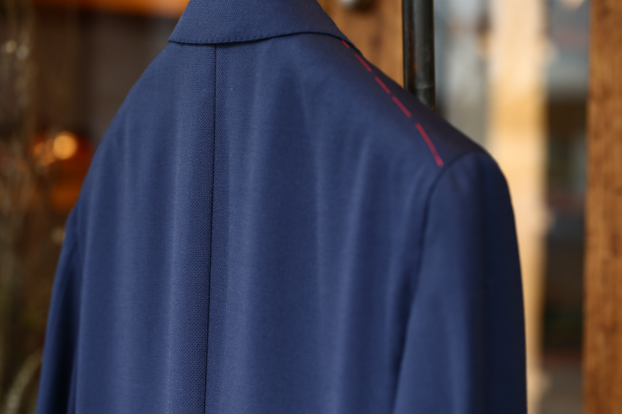 ISAIA (イザイア) SAILOR (セイラー) 【FABRIC / Wool 100%,INING (Cupro 100%】ウール ホップサック アンコン 3Bジャケット NAVY (ネイビー・800) Made in italy (イタリア製) 2017 春夏新作 愛知 名古屋 Alto e Diritto アルト エ デリット ISAIA ジャケット コットン テーラード イザイア 42,44,46,48,50,52,54,56