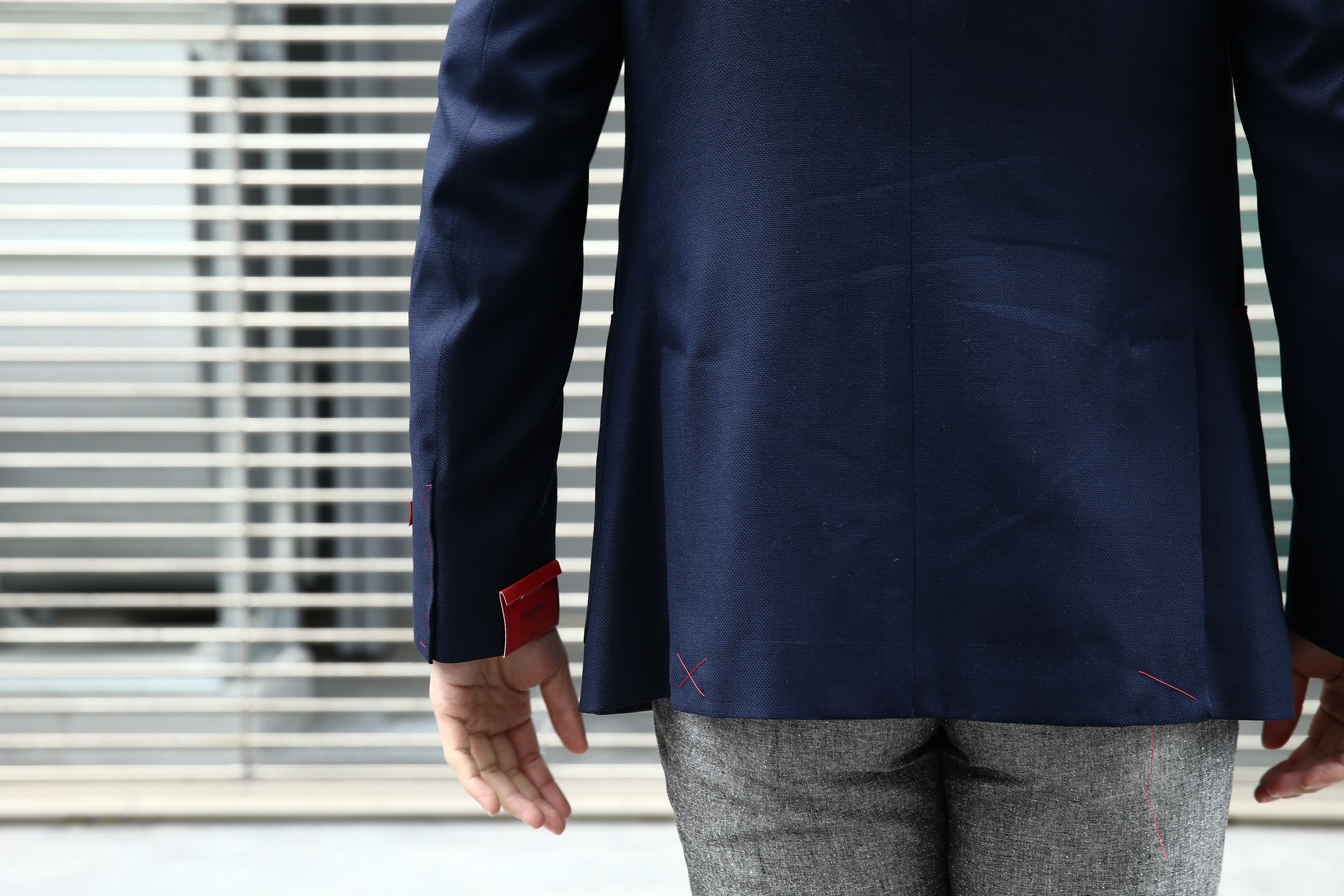 【ISAIA // イザイア】 【SAILOR / セイラー】 FABRIC (Wool 100%,LINING Cupro 100%) ウール ホップサック アンコン 3Bジャケット NAVY (ネイビー・800) Made in italy (イタリア製) 2017 春夏新作 のコーディネート 愛知 名古屋 Alto e Diritto アルト エ デリット ISAIA ジャケット コットン テーラード イザイア 42,44,46,48,50,52,54,56