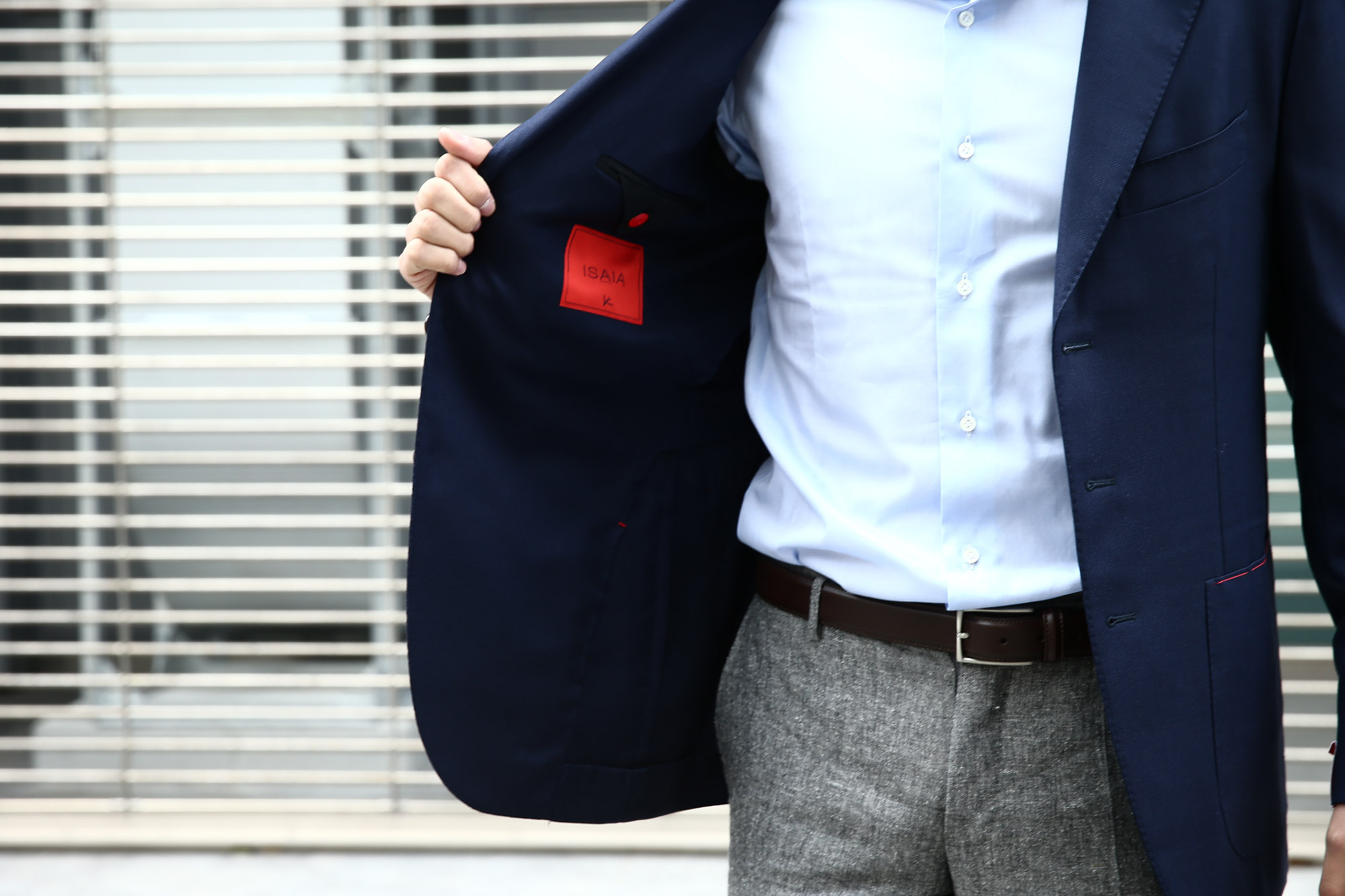 【ISAIA // イザイア】 【SAILOR / セイラー】 FABRIC (Wool 100%,LINING Cupro 100%) ウール ホップサック アンコン 3Bジャケット NAVY (ネイビー・800) Made in italy (イタリア製) 2017 春夏新作 のコーディネート 愛知 名古屋 Alto e Diritto アルト エ デリット ISAIA ジャケット コットン テーラード イザイア 42,44,46,48,50,52,54,56