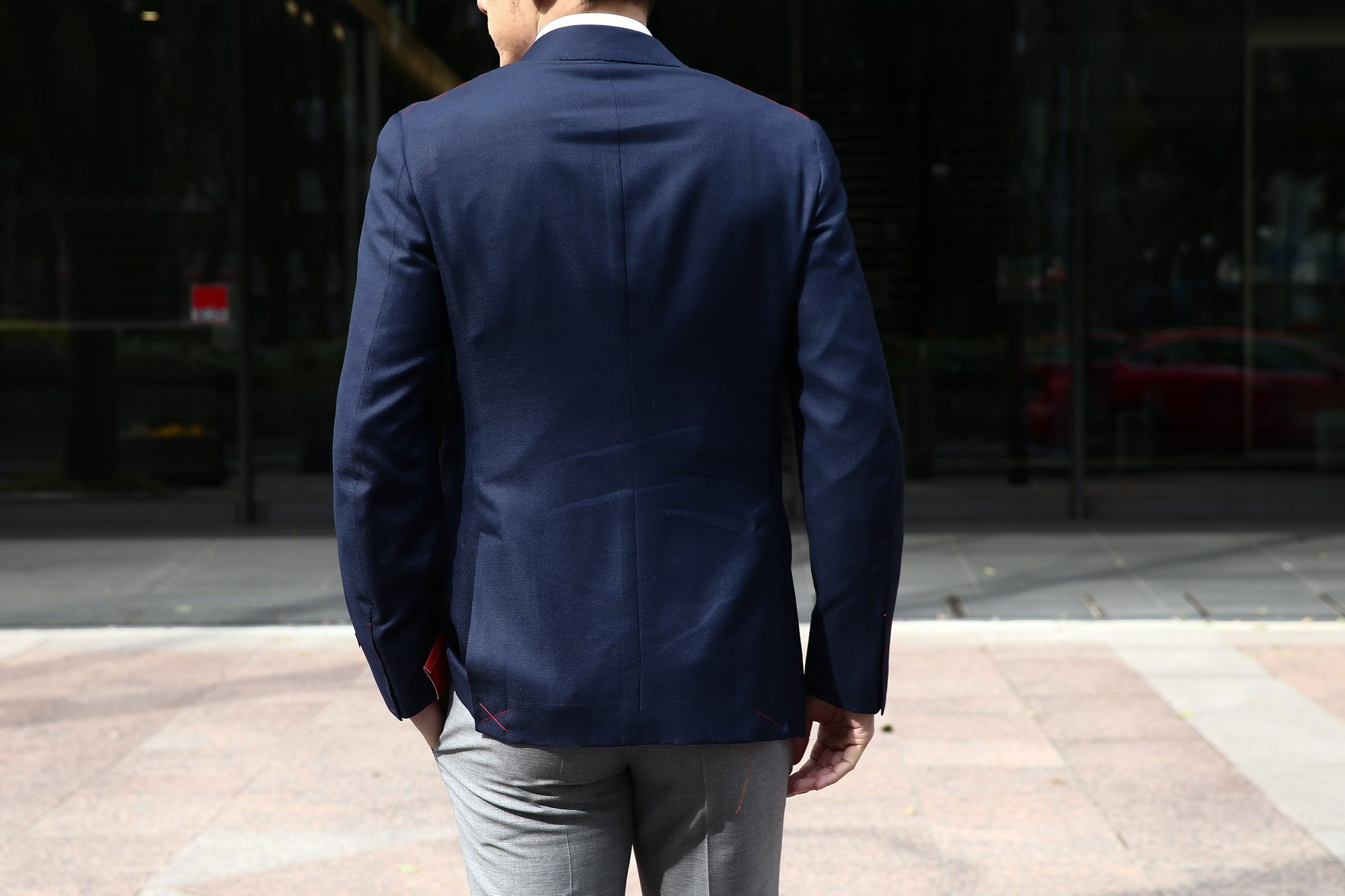 ISAIA / イザイア】 SAILOR (セイラー) 130'S AQUA BLAZER FABRIC
