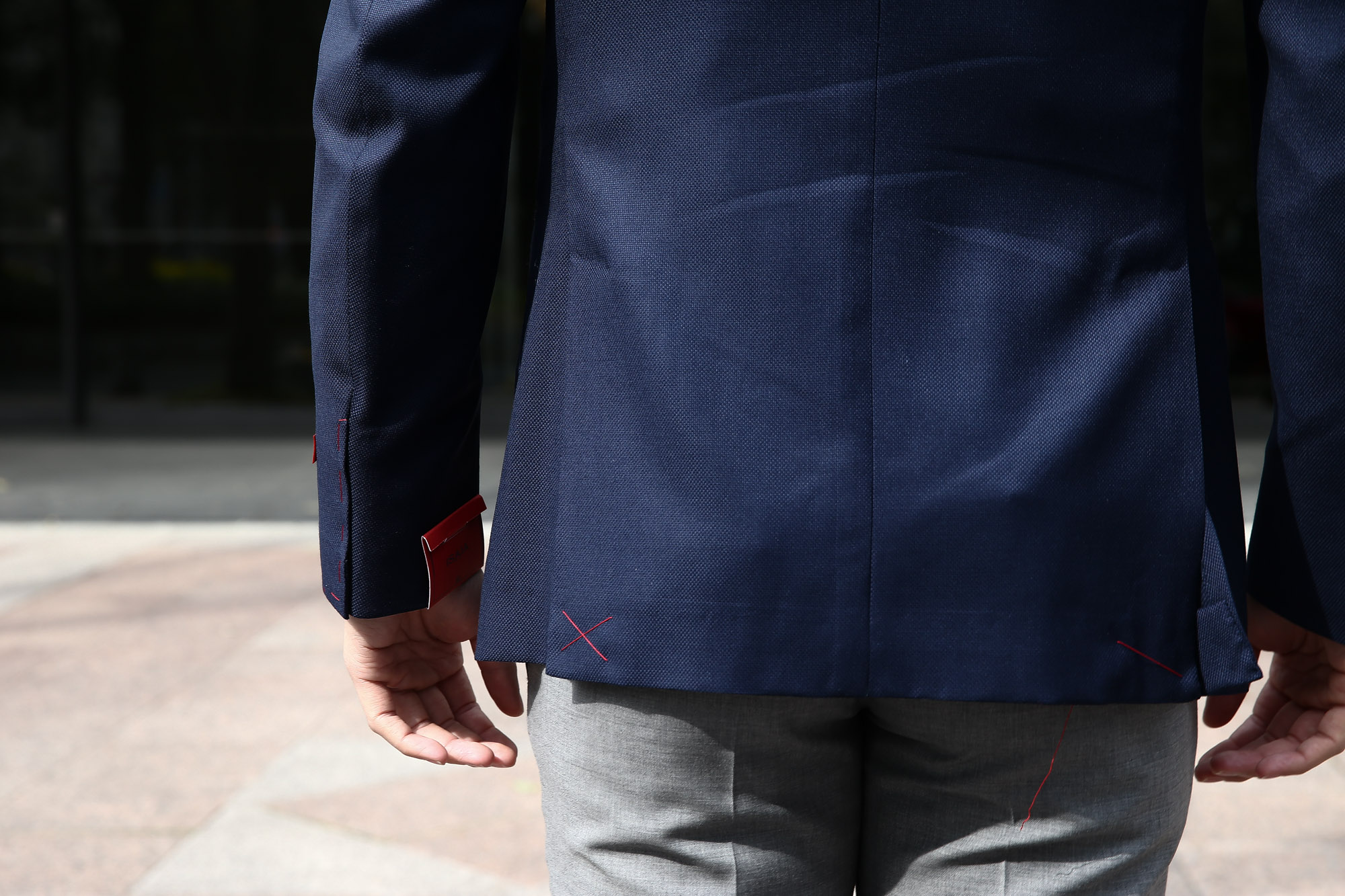 【ISAIA / イザイア】 SAILOR (セイラー) FABRIC (Wool 100%,INING Cupro 100%) ウール ホップサック アンコン 3Bジャケット NAVY (ネイビー・800) Made in italy (イタリア製) 2017 春夏新作 のコーディネート 愛知 名古屋 Alto e Diritto アルト エ デリット ISAIA ジャケット コットン テーラード イザイア 42,44,46,48,50,52,54,56