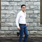 【ALESSANDRO GHERARDI / アレッサンドロゲラルディ】 Linen Shirts カッタウェイ リネンシャツ WHITE (ホワイト・000) made in italy(イタリア製) 2017 春夏新作のイメージ