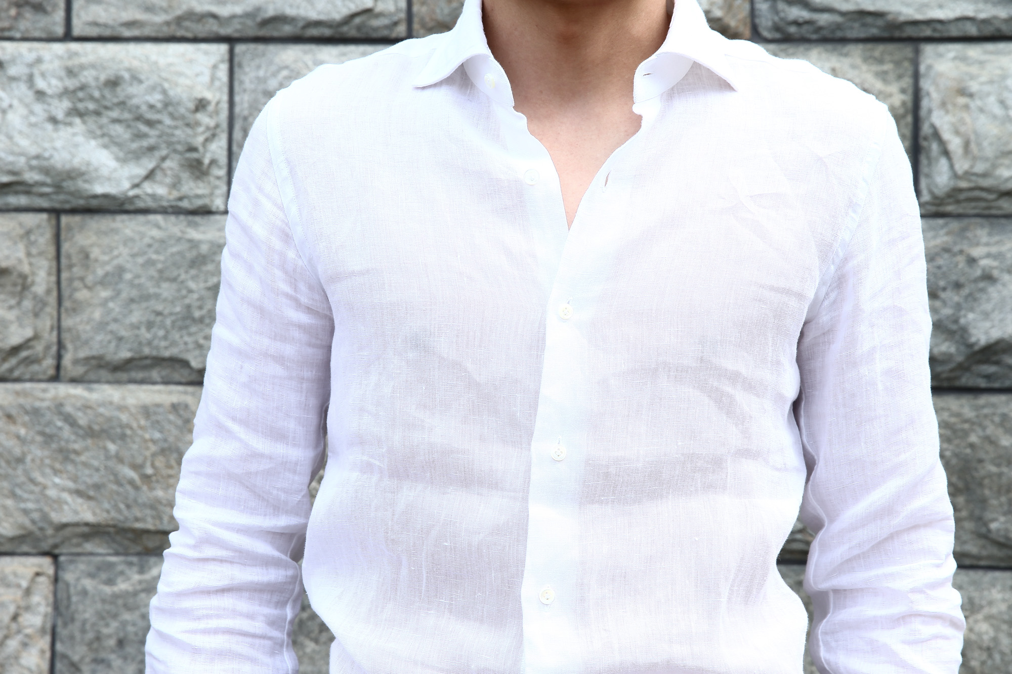 【ALESSANDRO GHERARDI / アレッサンドロゲラルディ】 Linen Shirts カッタウェイ リネンシャツ WHITE (ホワイト・000) made in italy(イタリア製) 2017 春夏新作 愛知 名古屋 Alto e Diritto アルト エ デリット alessandrogherardi シャツ 白シャツ