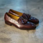 ENZO BONAFE(エンツォボナフェ) 【ART.EB-33】Wing Tip Quilt Tassel Loafer ウィングチップ キルト タッセル ローファー ANILVEAU ローファー SANGRIA (バーガンディー) made in italy (イタリア製) 2018年 春夏新作 enzobonafe エンツォボナフェ 愛知 名古屋 ZODIAC ゾディアック 2018年新作モデル 日本企画 木型