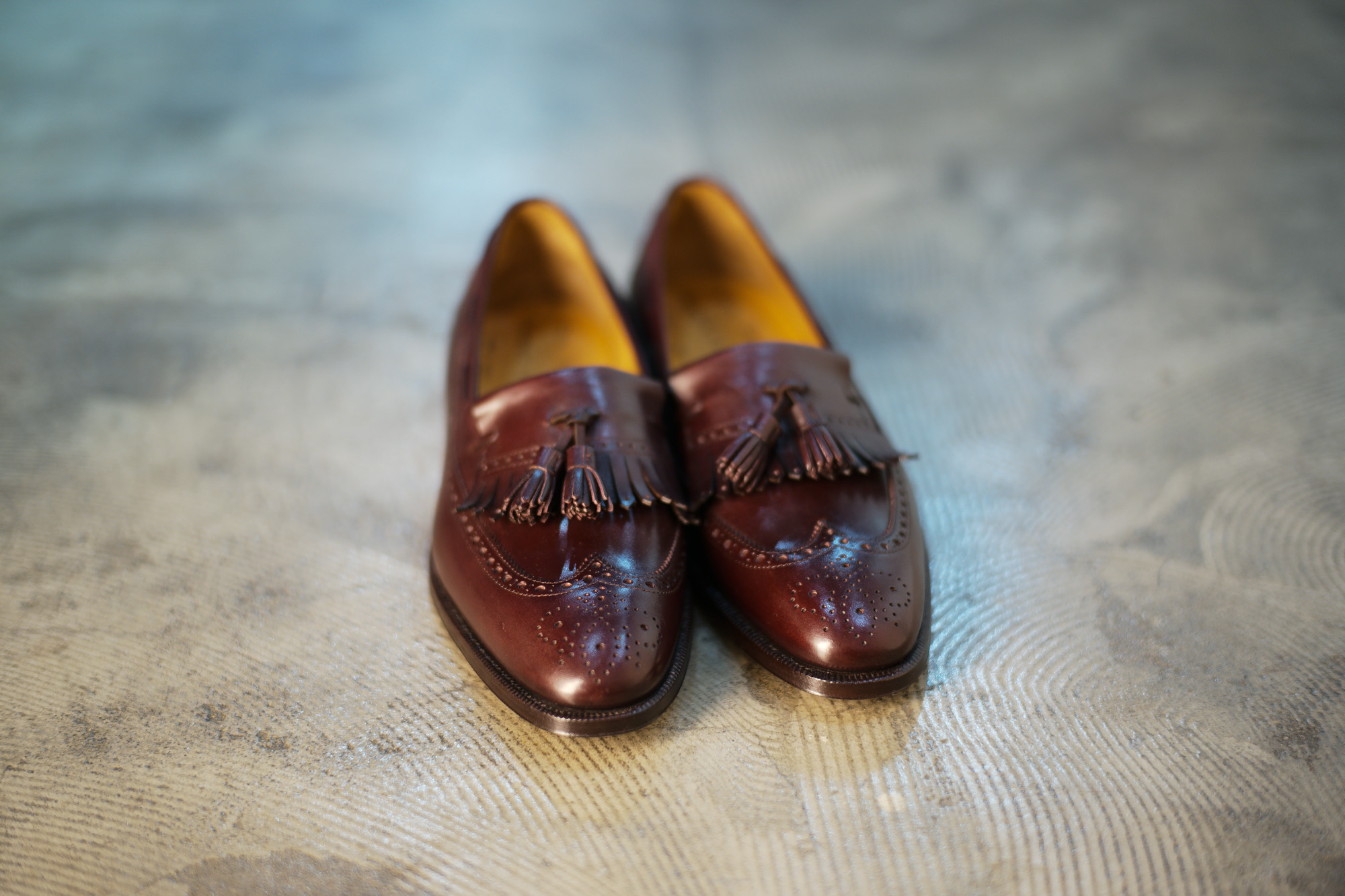 ENZO BONAFE(エンツォボナフェ) 【ART.EB-33】Wing Tip Quilt Tassel Loafer ウィングチップ キルト タッセル ローファー  ANILVEAU ローファー SANGRIA (バーガンディー) made in italy (イタリア製) 2018年 春夏新作 enzobonafe エンツォボナフェ 愛知 名古屋 Alto e Diritto アルト エ デリット 2018年新作モデル 日本企画 木型