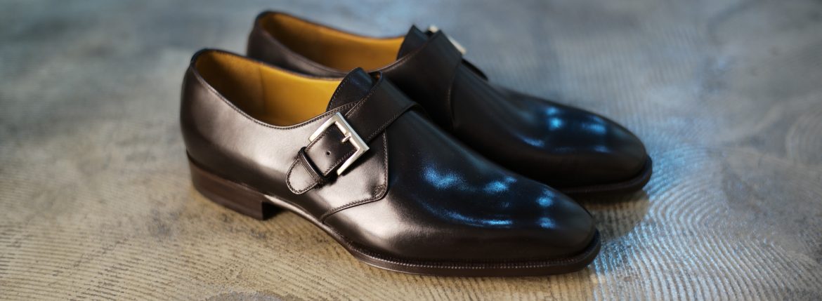 ENZO BONAFE(エンツォボナフェ) 【ART.EB-31】Single Monk Strap SHoes シングルモンクストラップシューズ ANILVEAU ドレスシューズ #132918 BLACK (ブラック) made in italy (イタリア製) 2018年 春夏新作 enzobonafe エンツォボナフェ 愛知 名古屋 ZODIAC ゾディアック 2018年新作モデル 日本企画 木型