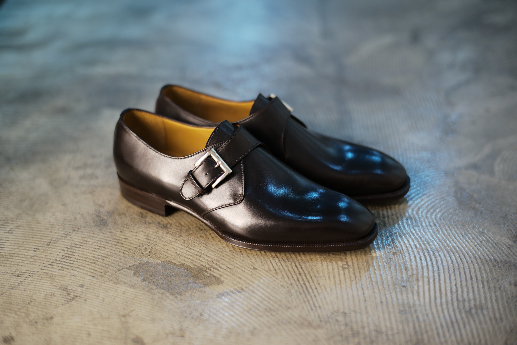 ENZO BONAFE(エンツォボナフェ) 【ART.EB-31】Single Monk Strap Shoes ...