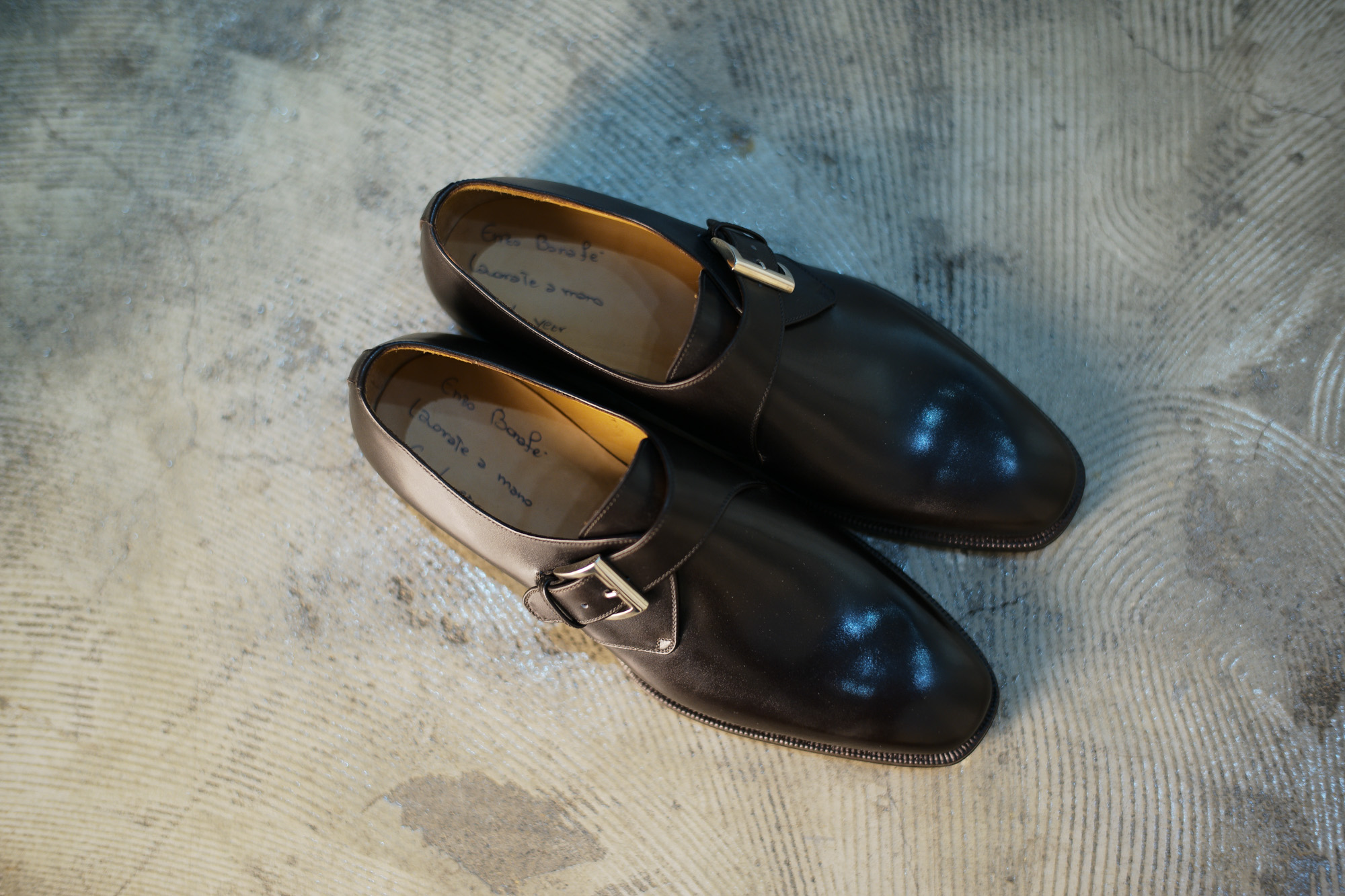 ENZO BONAFE(エンツォボナフェ) 【ART.EB-31】Single Monk Strap Shoes 