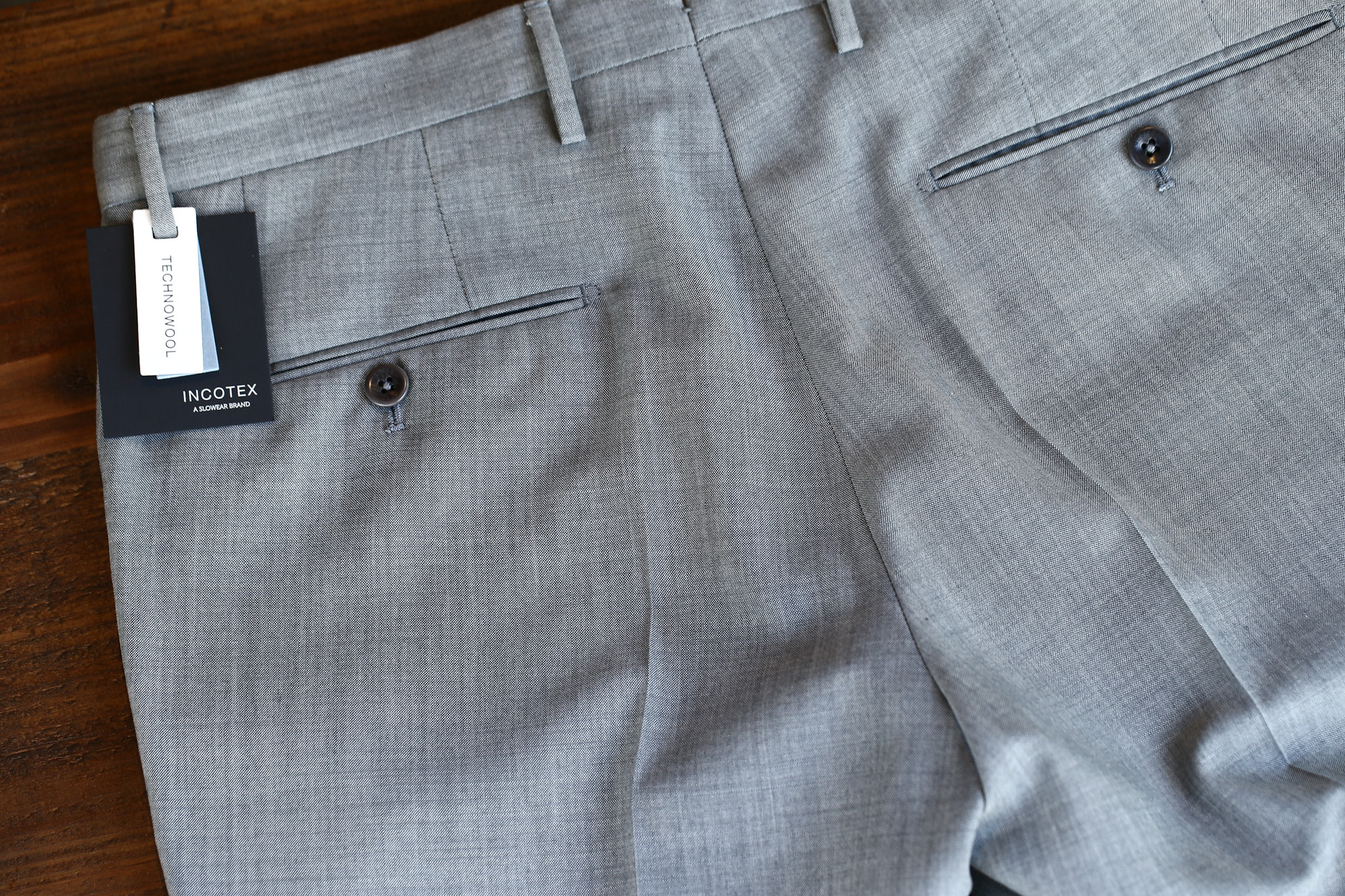 INCOTEX (インコテックス) 1NT035 SLIM FIT(スリムフィット) Y.D.SUPER 120’S TECHNOWOOL TROPICAL 撥水トロピカルウール スラックス GRAY (グレー・900) 2017 春夏新作 愛知 名古屋 Alto e Diritto アルト エ デリット incotex インコテックス 42,44,46,48,50,52,54,56