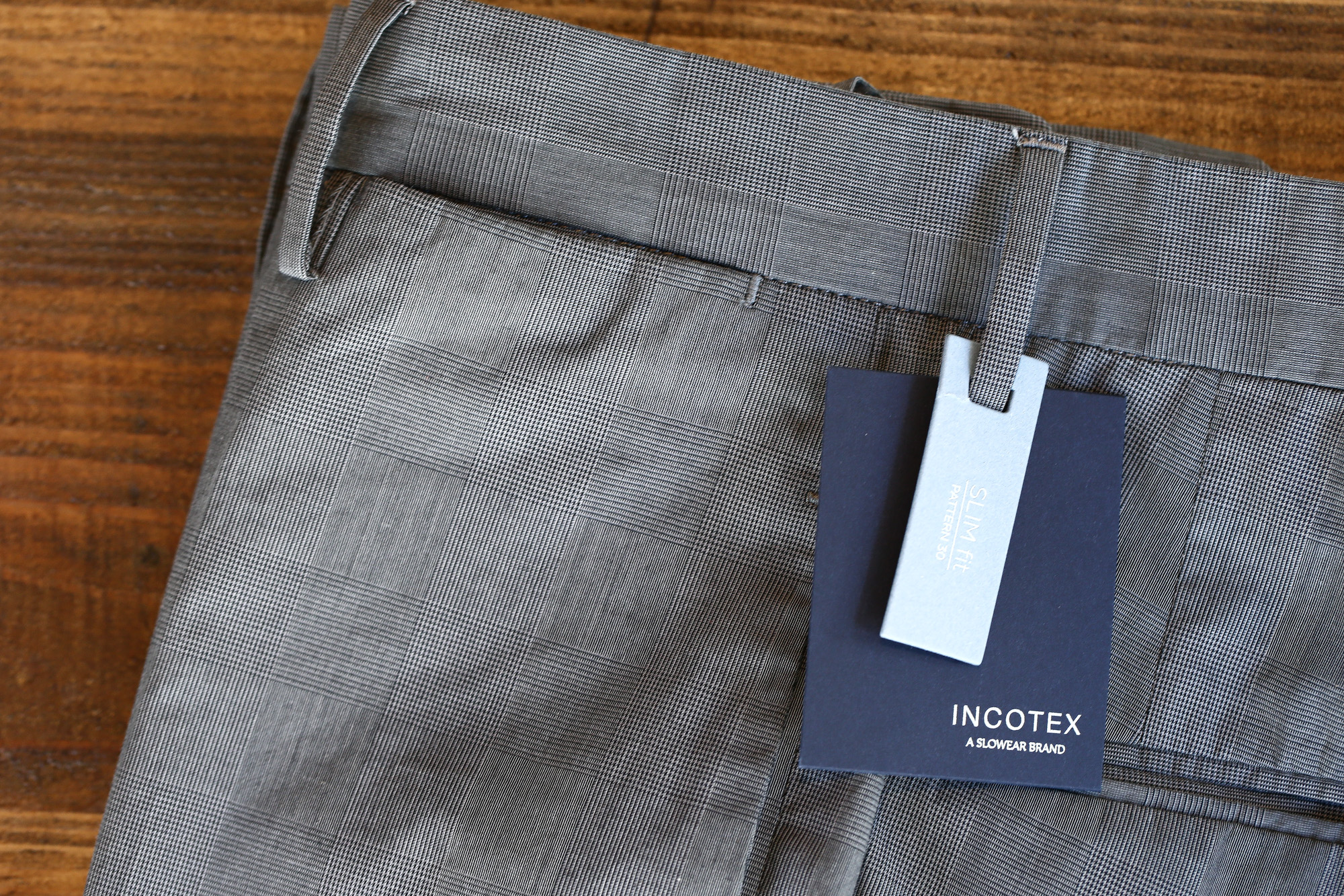 INCOTEX (インコテックス) 1WT13T SLIM FIT(スリムフィット) Y.D.HIGH C. SUPERLIGHT GALLES コットン ストレッチ グレンチェック スラックス GRAY (グレー・920) 2017 春夏新作 愛知 名古屋 Alto e Diritto アルト エ デリット incotex インコテックス 42,44,46,48,50,52,54,56