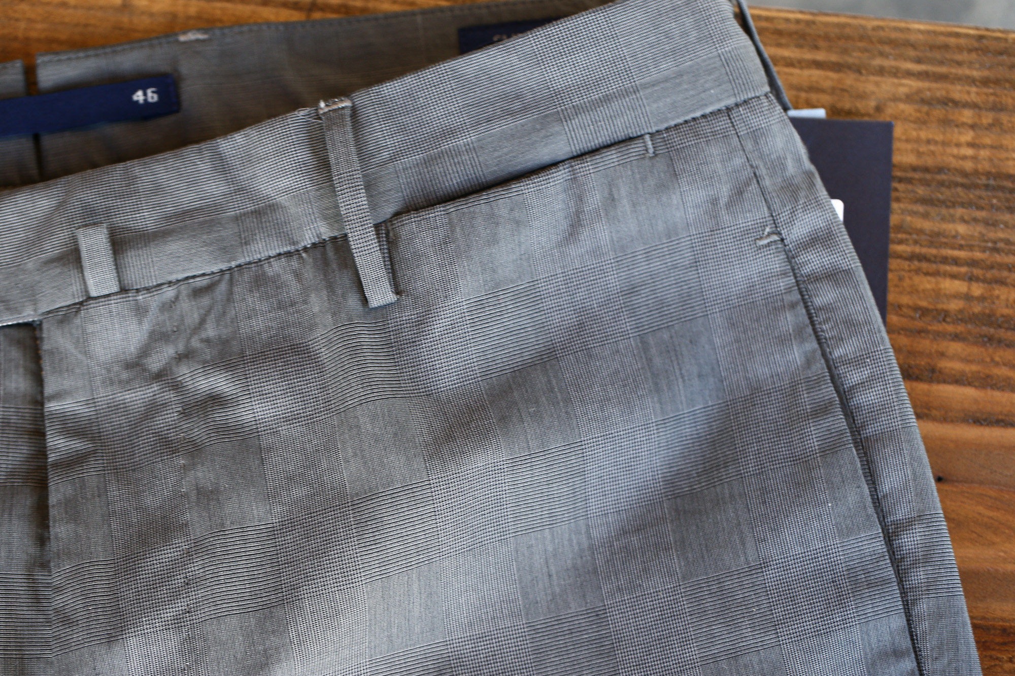 INCOTEX (インコテックス) 1WT13T SLIM FIT(スリムフィット) Y.D.HIGH C. SUPERLIGHT GALLES コットン ストレッチ グレンチェック スラックス GRAY (グレー・920) 2017 春夏新作 愛知 名古屋 Alto e Diritto アルト エ デリット incotex インコテックス 42,44,46,48,50,52,54,56